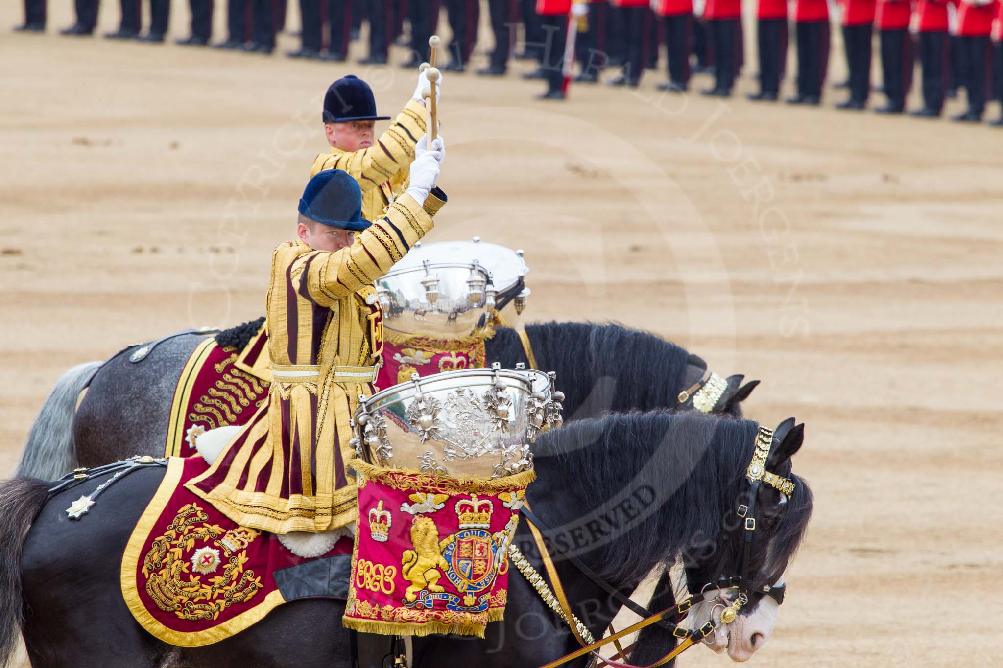Trooping the Colour 2014.
Horse Guards Parade, Westminster,
London SW1A,

United Kingdom,
on 14 June 2014 at 12:02, image #841