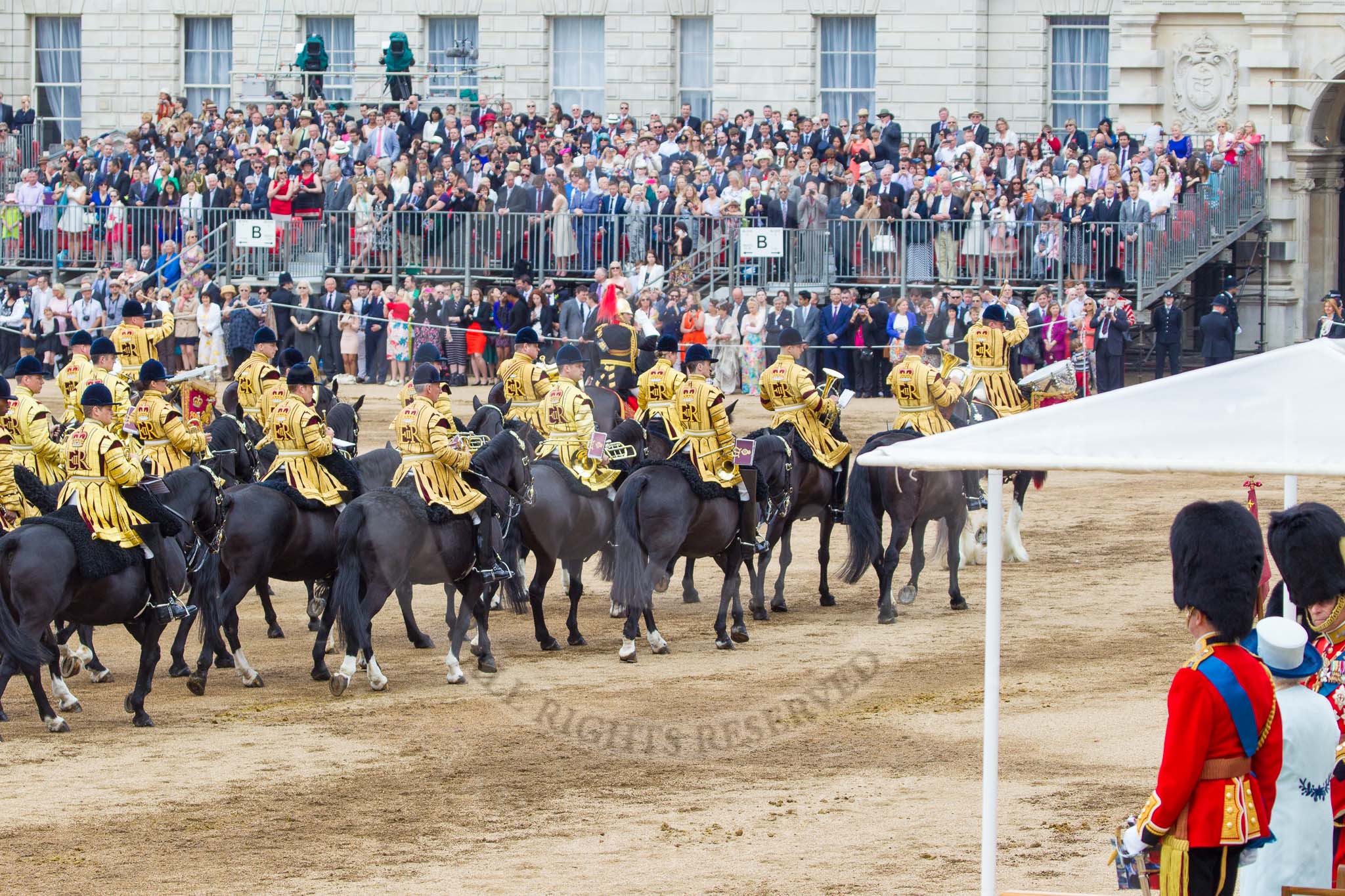Trooping the Colour 2014.
Horse Guards Parade, Westminster,
London SW1A,

United Kingdom,
on 14 June 2014 at 12:03, image #848