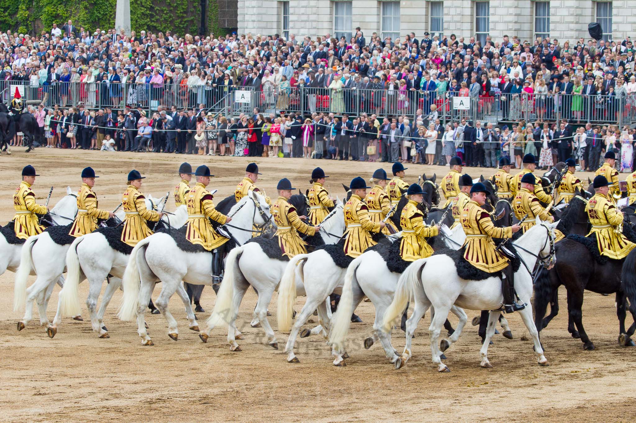 Trooping the Colour 2014.
Horse Guards Parade, Westminster,
London SW1A,

United Kingdom,
on 14 June 2014 at 12:03, image #849
