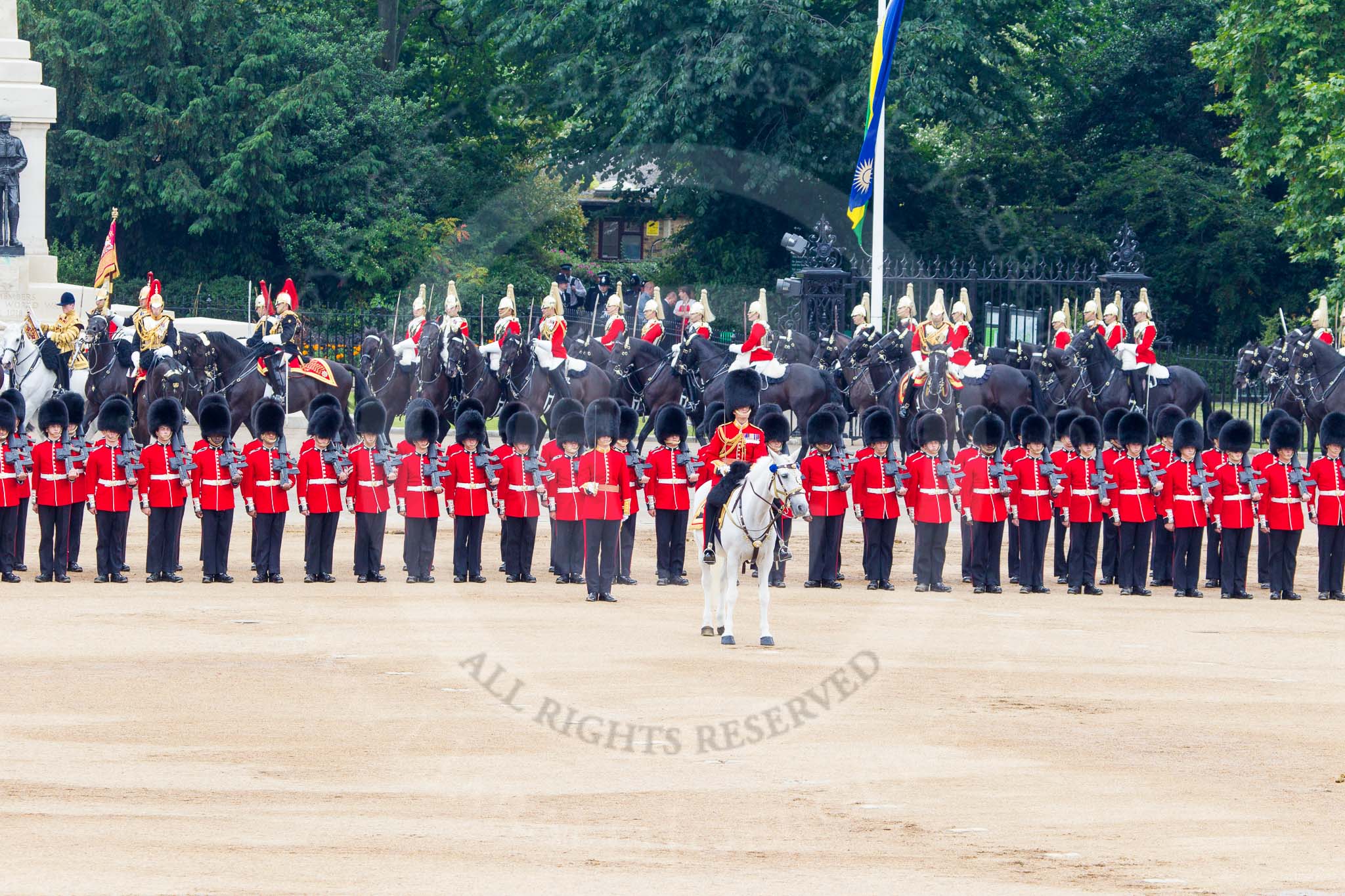 Trooping the Colour 2014.
Horse Guards Parade, Westminster,
London SW1A,

United Kingdom,
on 14 June 2014 at 12:03, image #851