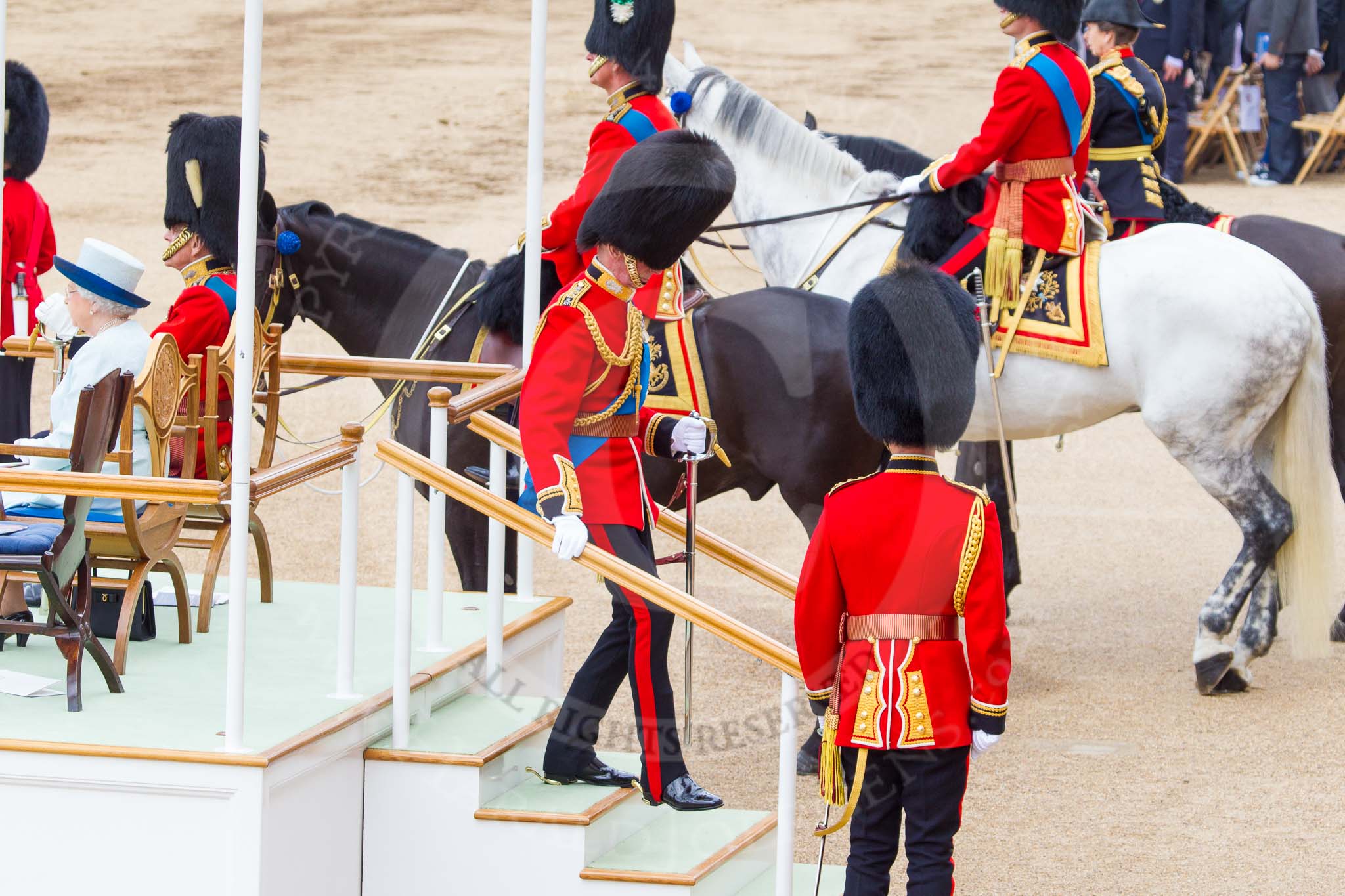 Trooping the Colour 2014.
Horse Guards Parade, Westminster,
London SW1A,

United Kingdom,
on 14 June 2014 at 12:05, image #859