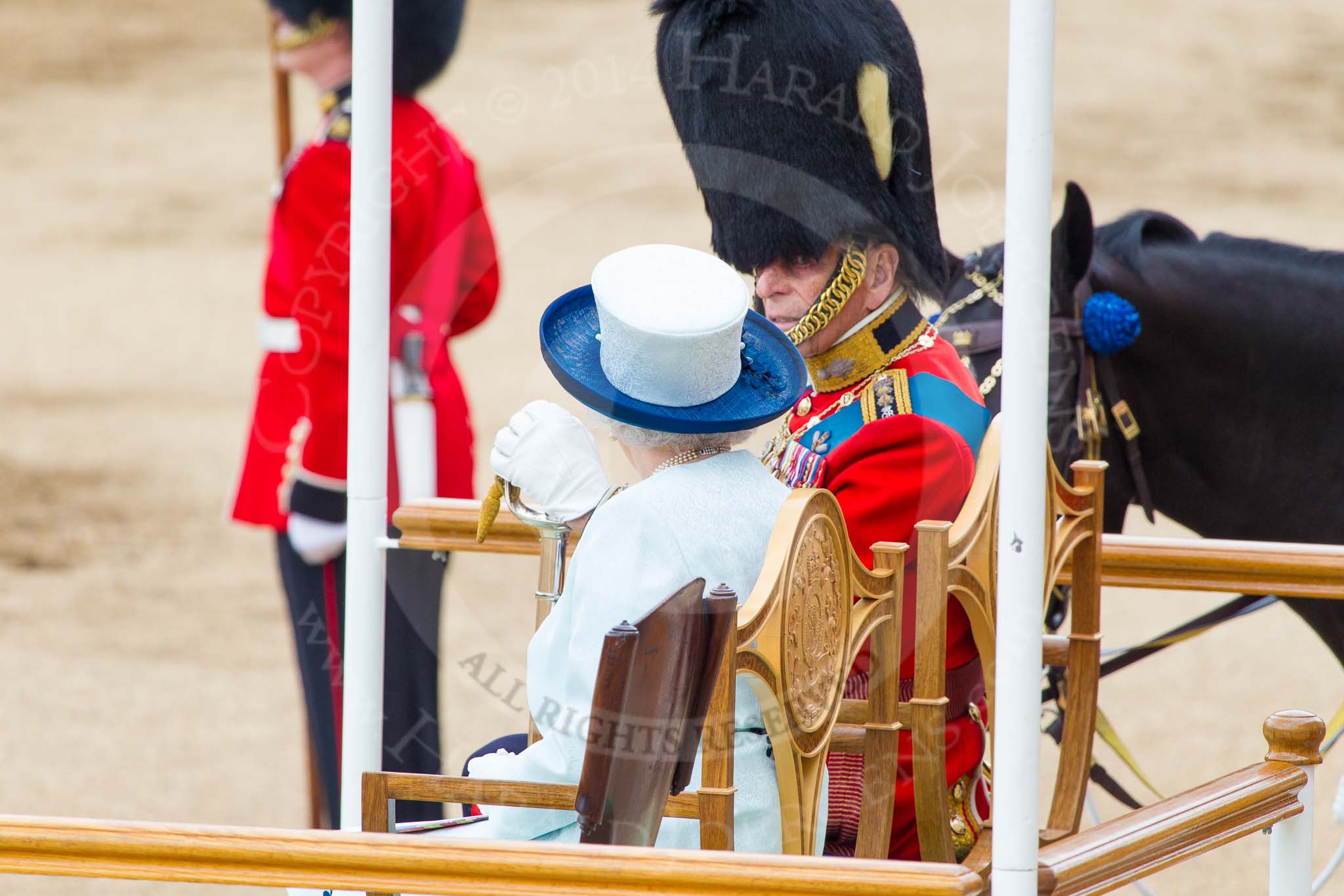 Trooping the Colour 2014.
Horse Guards Parade, Westminster,
London SW1A,

United Kingdom,
on 14 June 2014 at 12:05, image #860