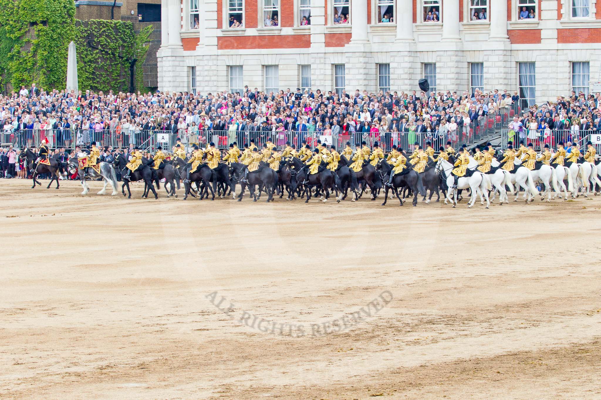 Trooping the Colour 2014.
Horse Guards Parade, Westminster,
London SW1A,

United Kingdom,
on 14 June 2014 at 12:05, image #862