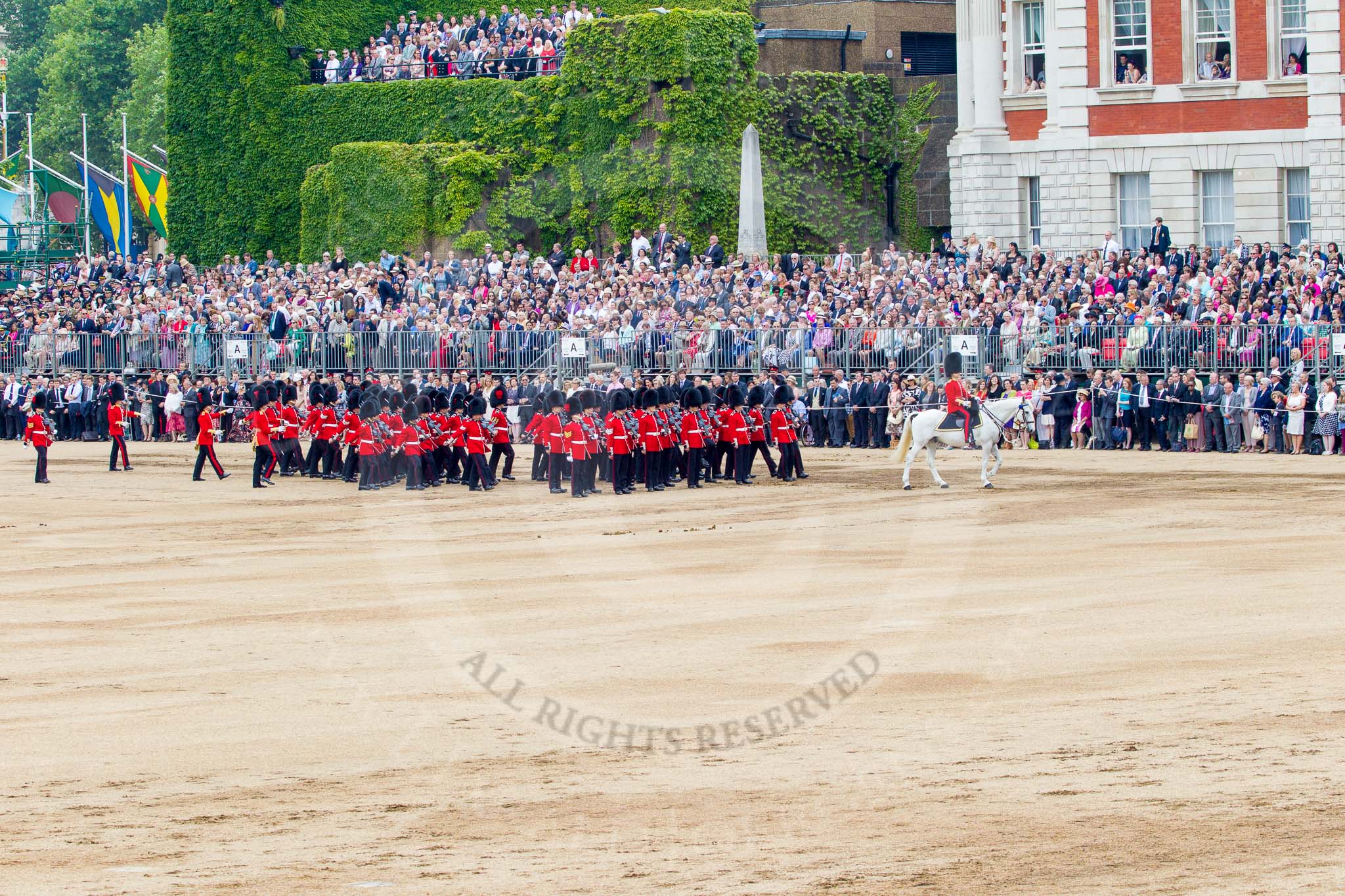 Trooping the Colour 2014.
Horse Guards Parade, Westminster,
London SW1A,

United Kingdom,
on 14 June 2014 at 12:06, image #864