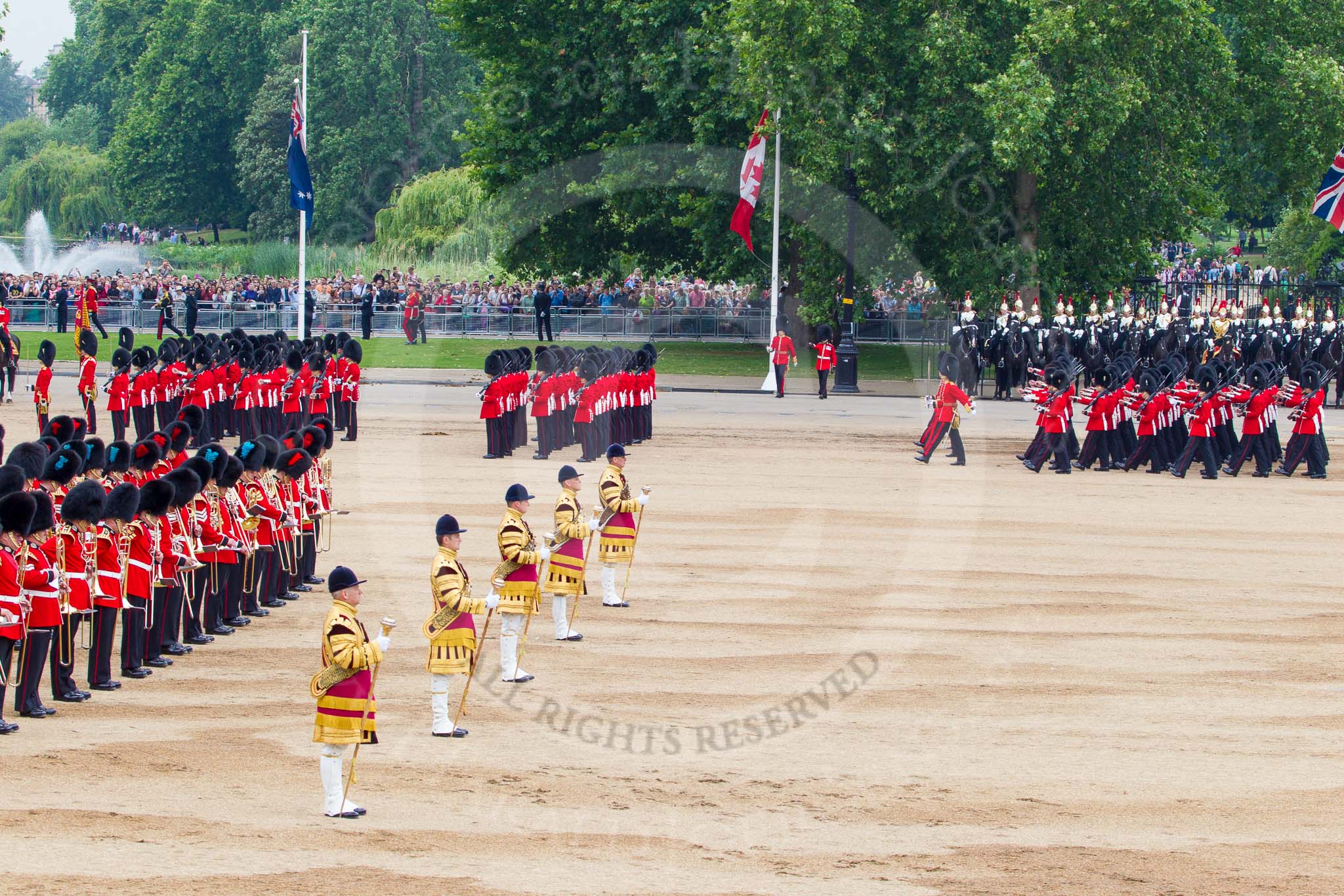 Trooping the Colour 2014.
Horse Guards Parade, Westminster,
London SW1A,

United Kingdom,
on 14 June 2014 at 12:07, image #870
