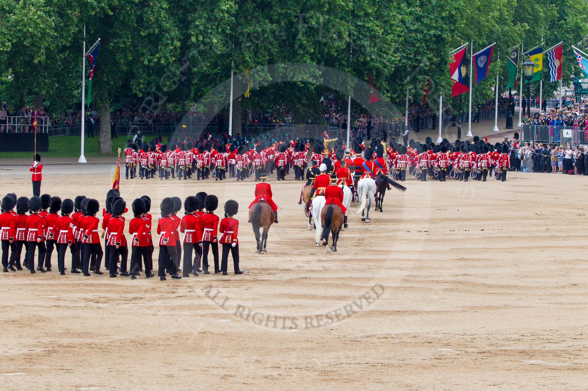 Trooping the Colour 2014.
Horse Guards Parade, Westminster,
London SW1A,

United Kingdom,
on 14 June 2014 at 12:14, image #905