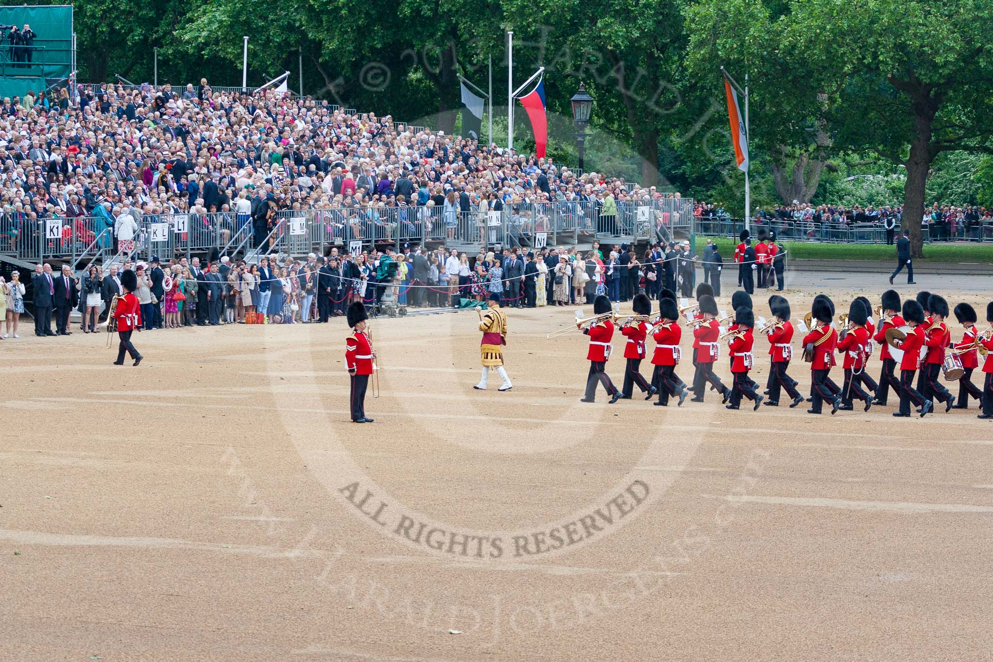 Trooping the Colour 2015. Image #50, 13 June 2015 10:14 Horse Guards Parade, London, UK