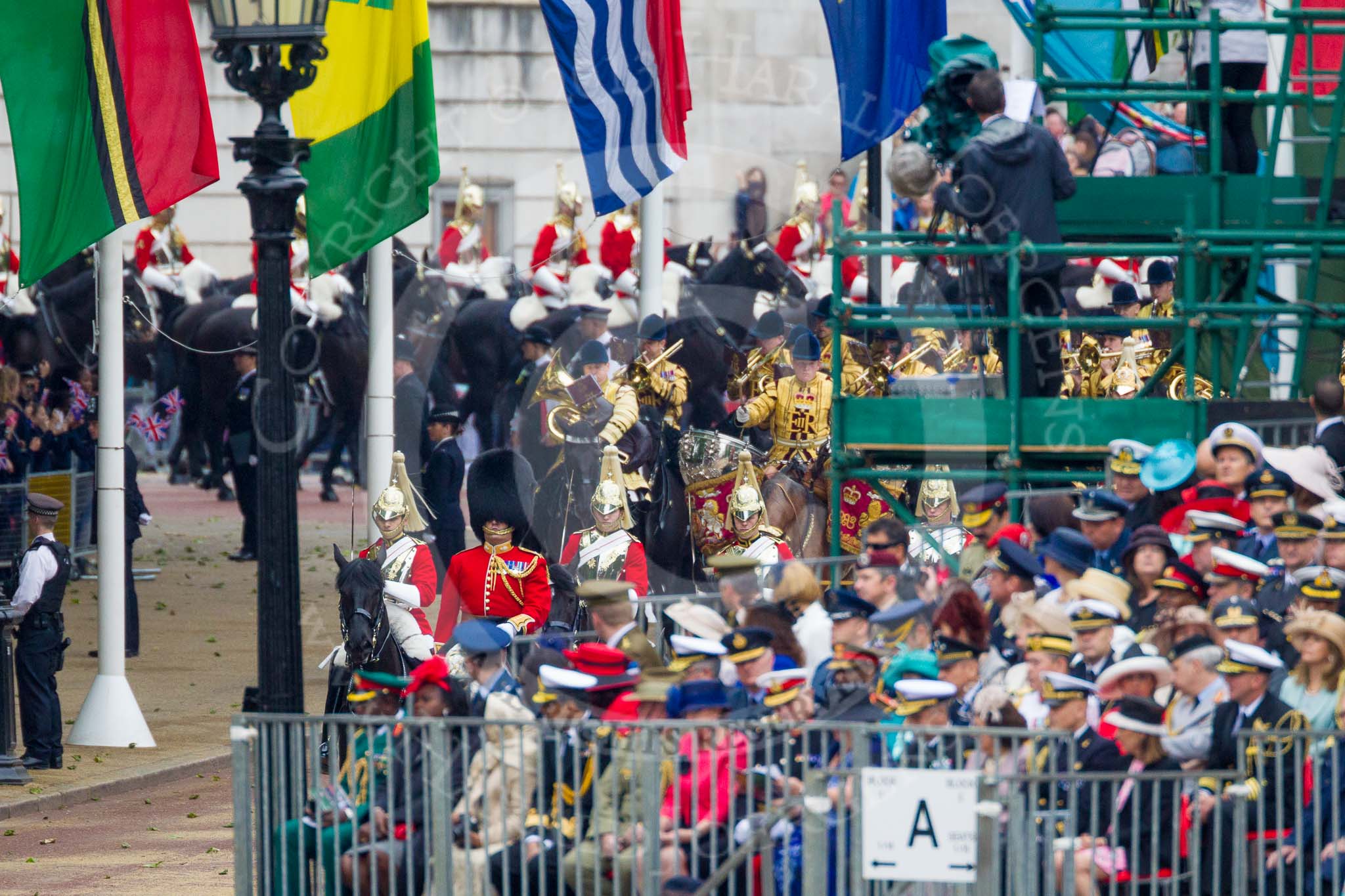 Trooping the Colour 2015. Image #206, 13 June 2015 10:55 Horse Guards Parade, London, UK