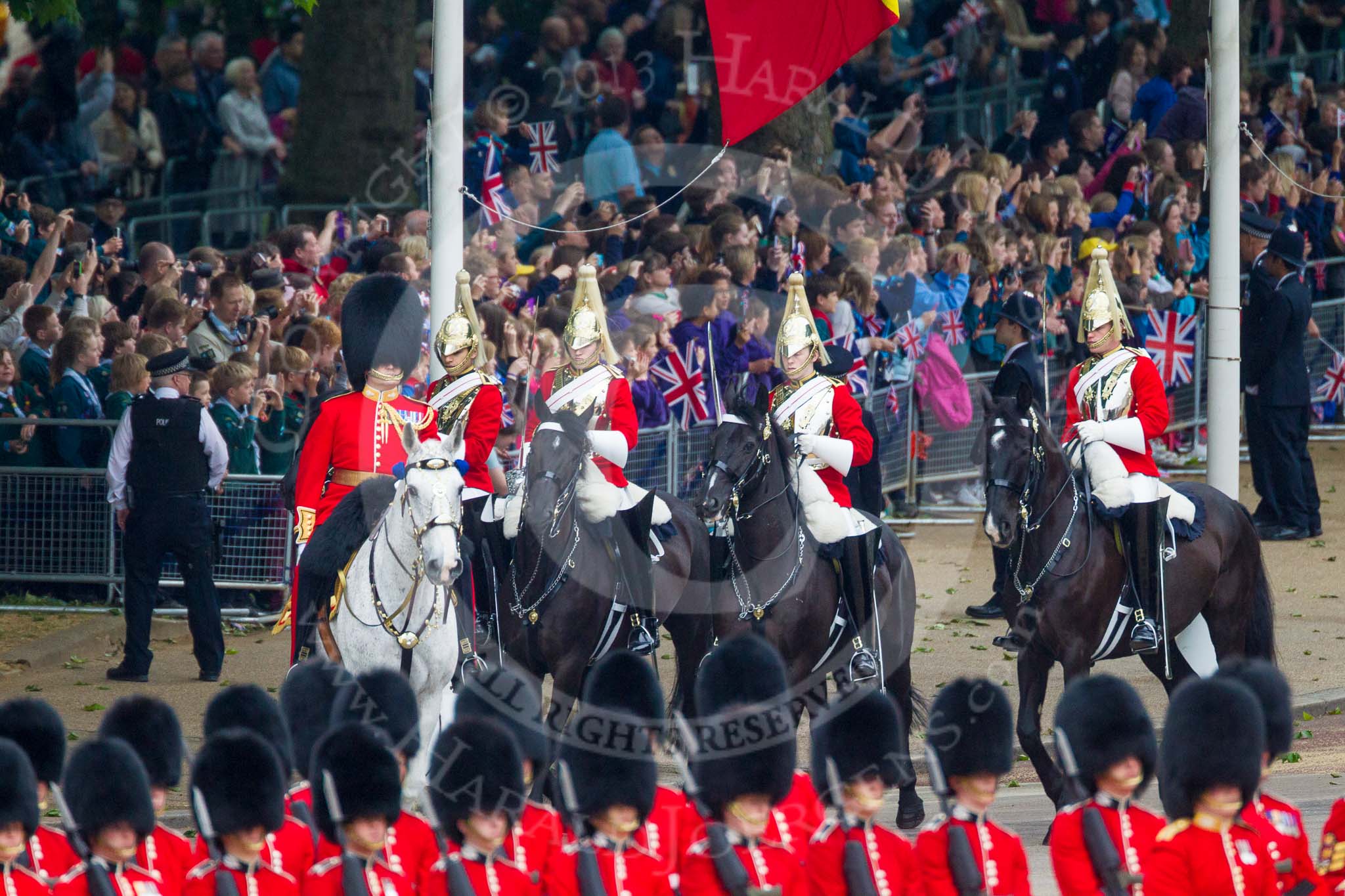 Trooping the Colour 2015. Image #210, 13 June 2015 10:55 Horse Guards Parade, London, UK