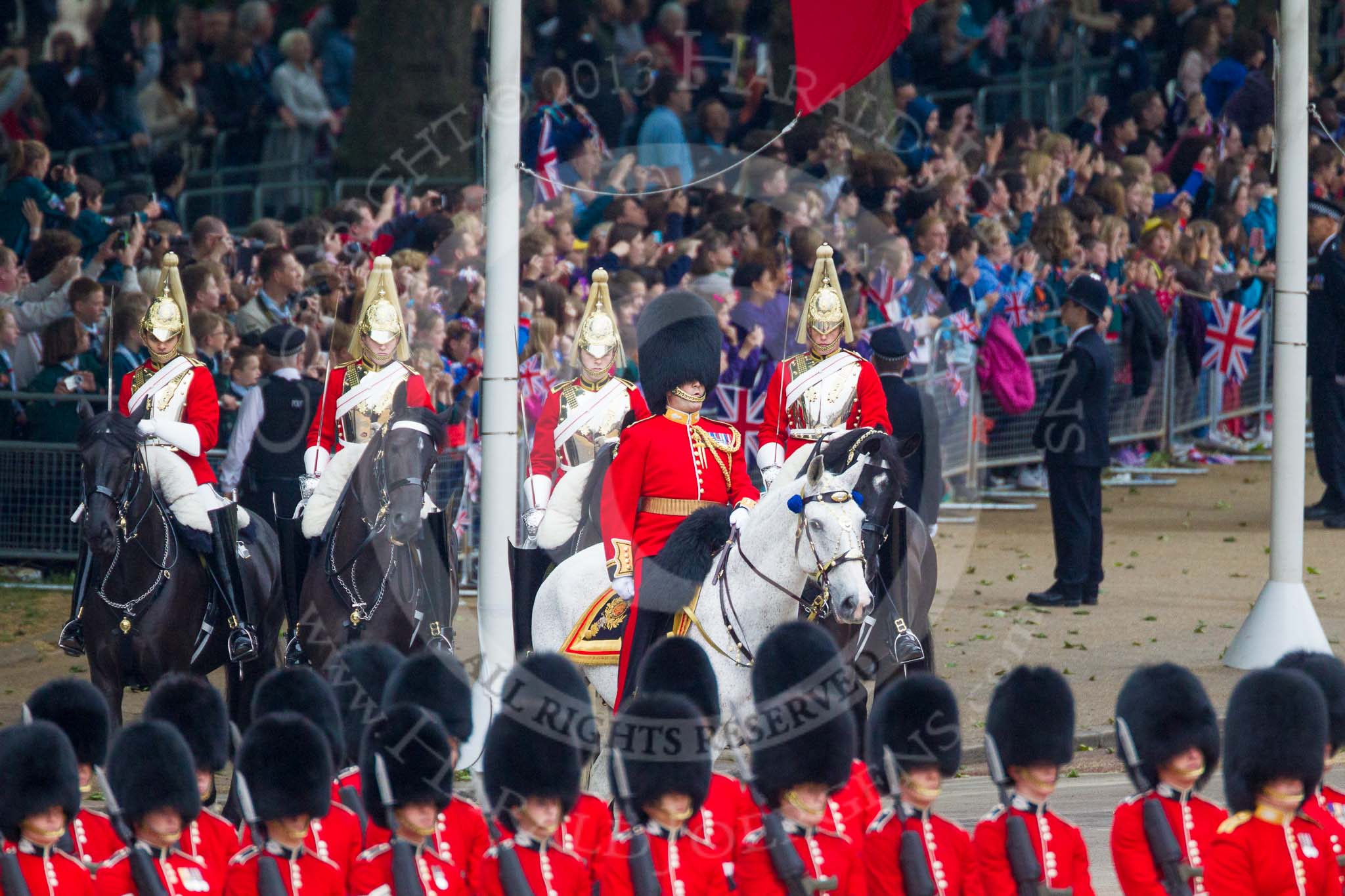 Trooping the Colour 2015. Image #211, 13 June 2015 10:56 Horse Guards Parade, London, UK