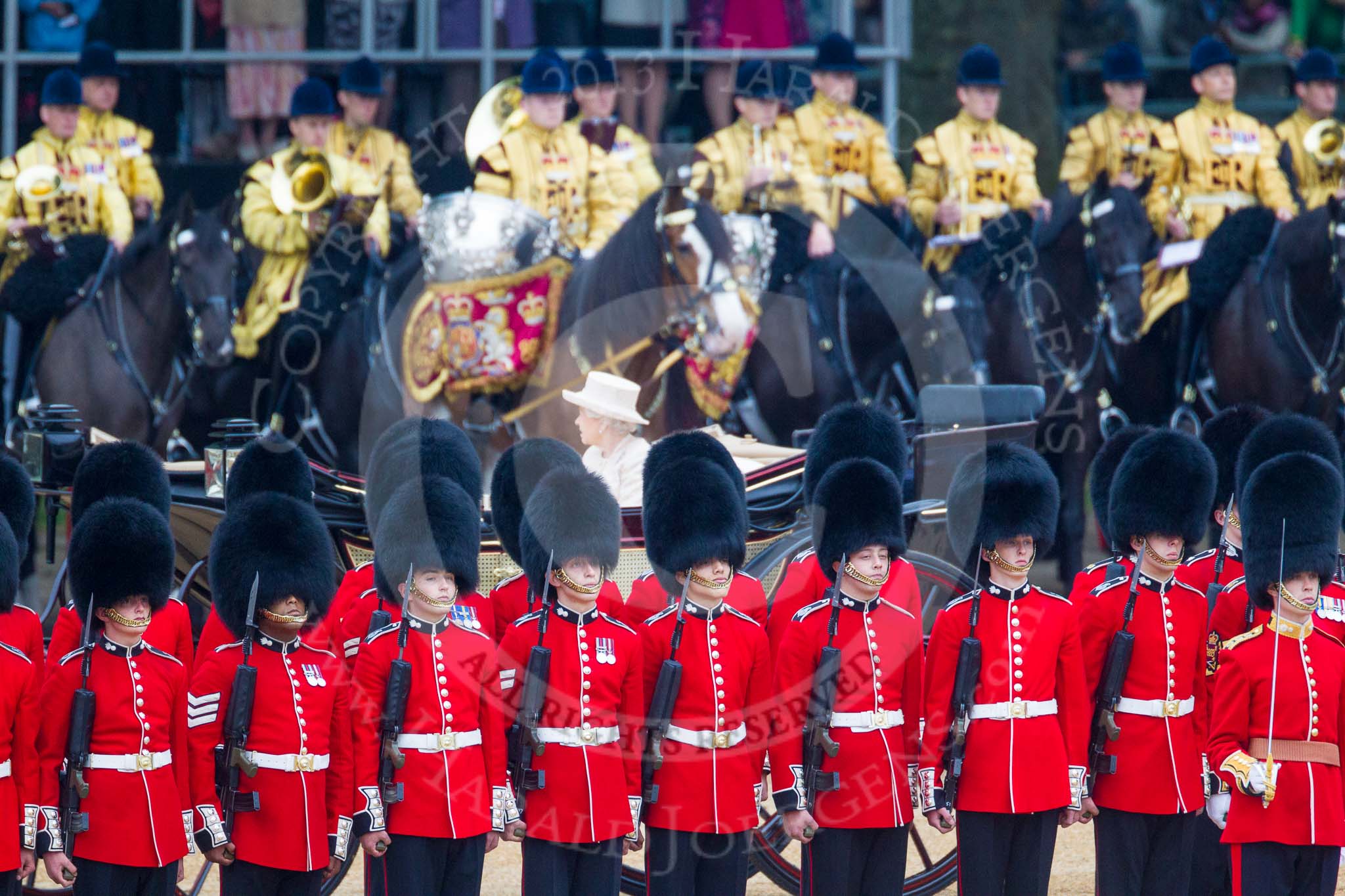 Trooping the Colour 2015. Image #284, 13 June 2015 11:03 Horse Guards Parade, London, UK