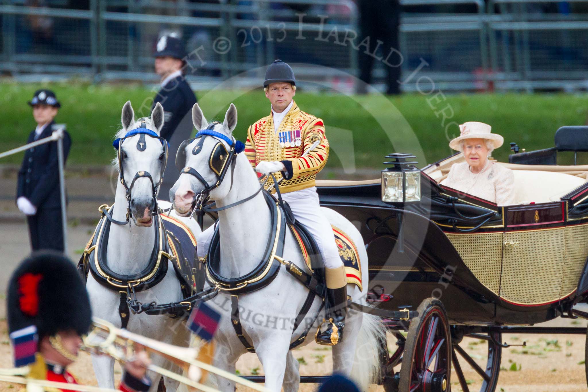 Trooping the Colour 2015.
Horse Guards Parade, Westminster,
London,

United Kingdom,
on 13 June 2015 at 11:04, image #293