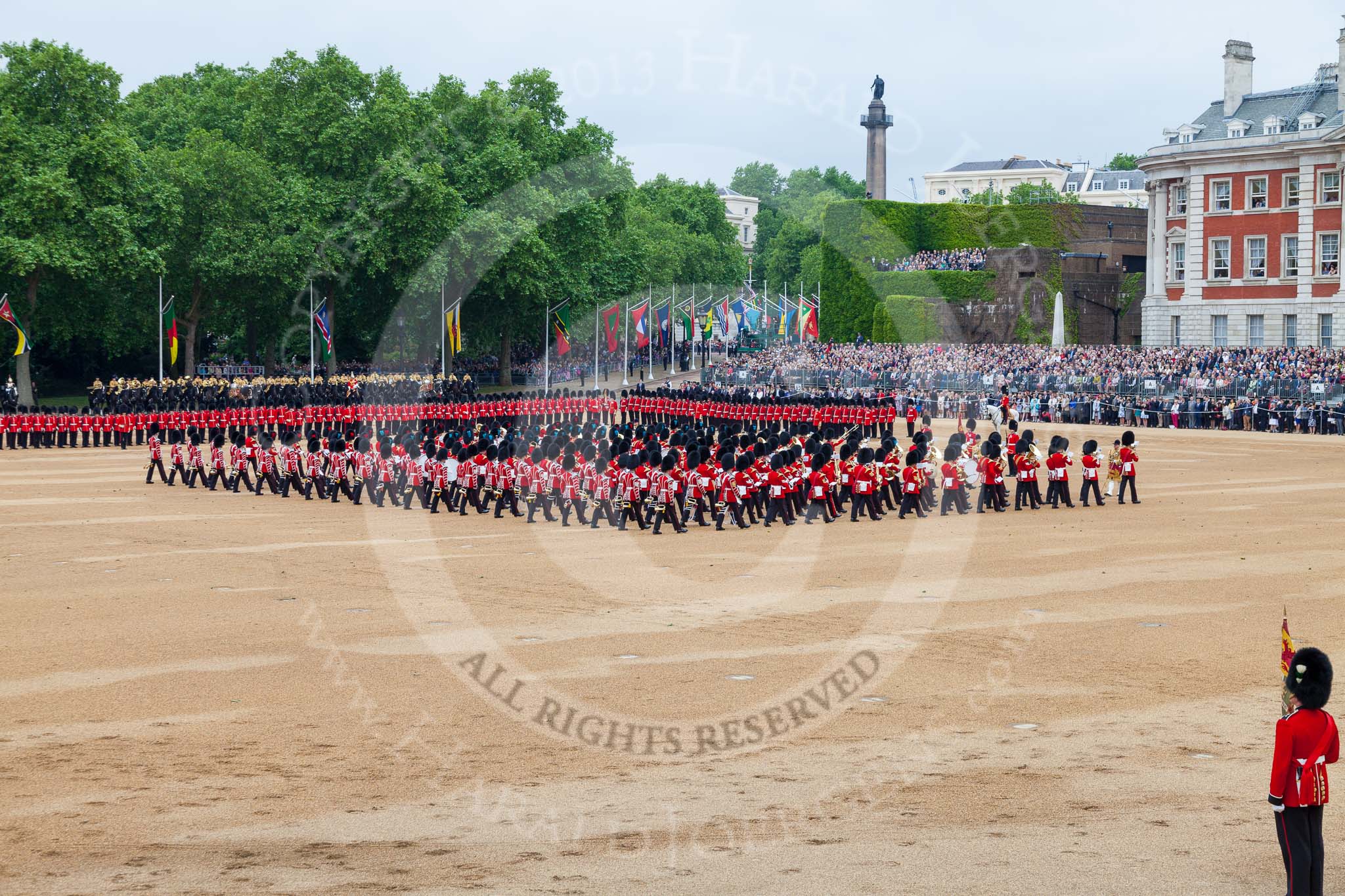 Trooping the Colour 2015. Image #341, 13 June 2015 11:09 Horse Guards Parade, London, UK