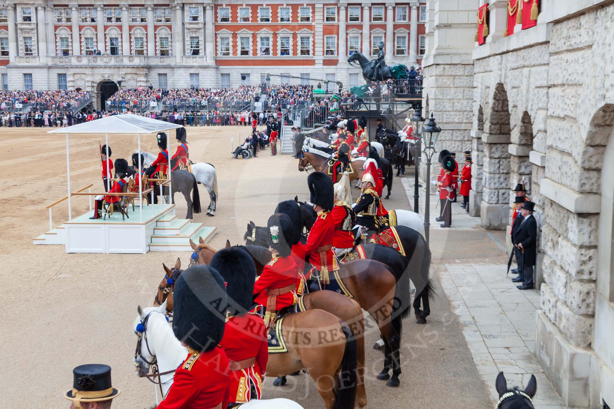 Trooping the Colour 2015. Image #342, 13 June 2015 11:10 Horse Guards Parade, London, UK