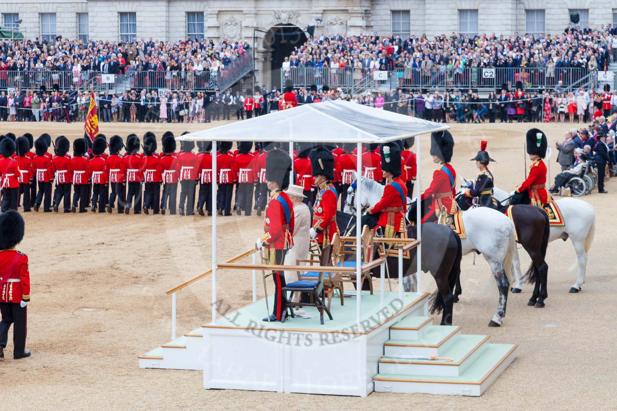 Trooping the Colour 2015. Image #463, 13 June 2015 11:36 Horse Guards Parade, London, UK