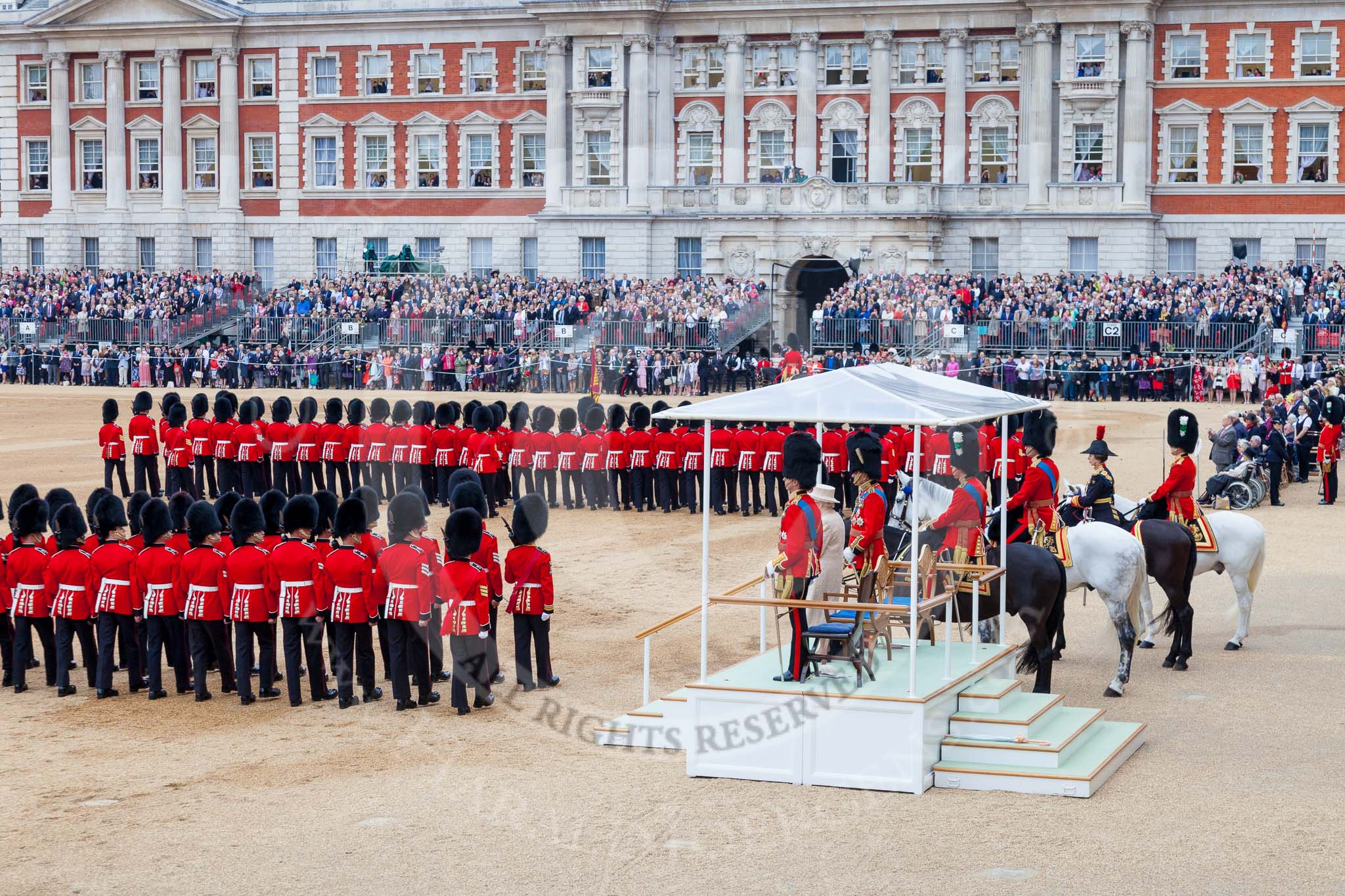 Trooping the Colour 2015. Image #464, 13 June 2015 11:36 Horse Guards Parade, London, UK