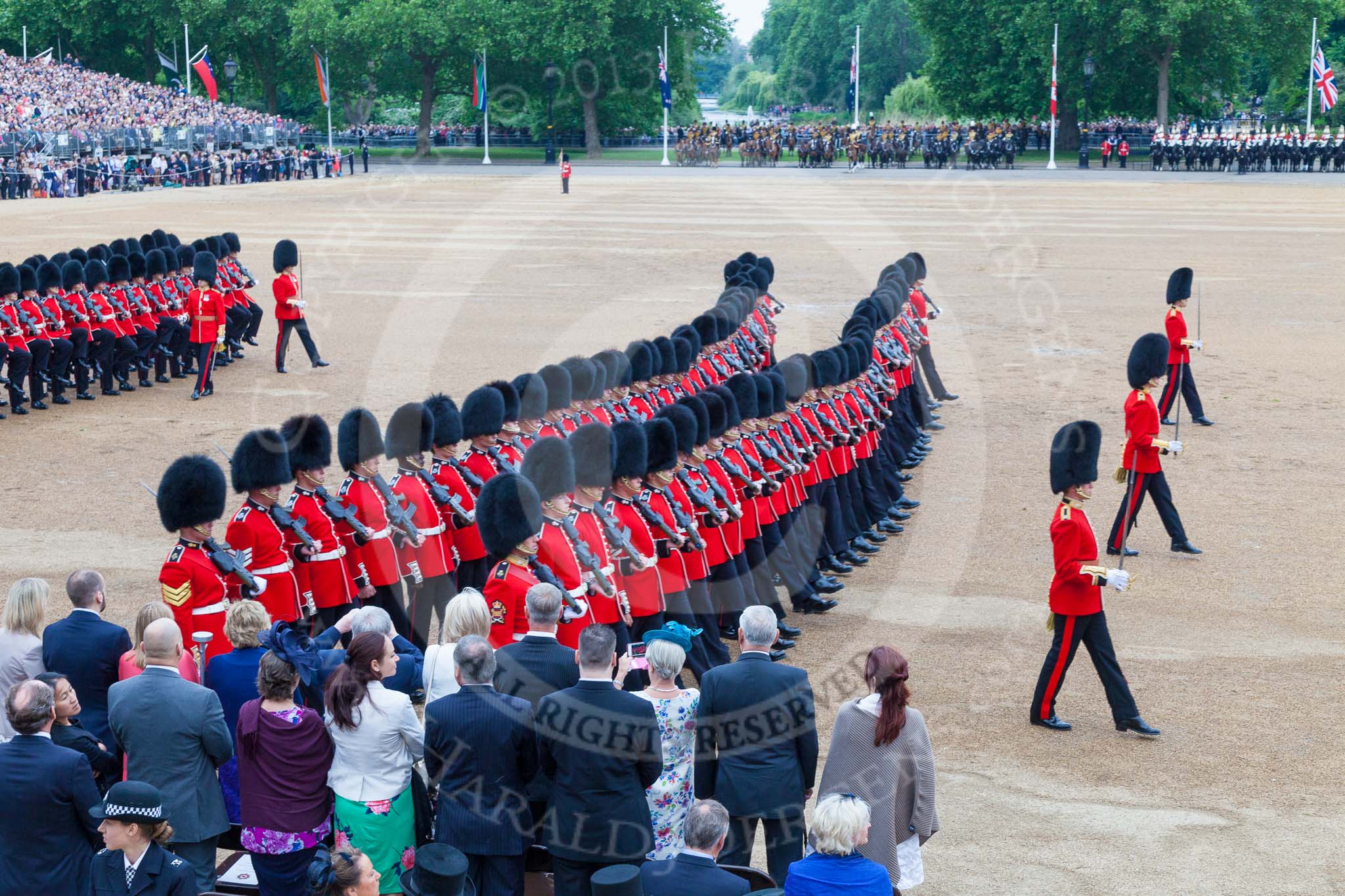 Trooping the Colour 2015. Image #466, 13 June 2015 11:36 Horse Guards Parade, London, UK
