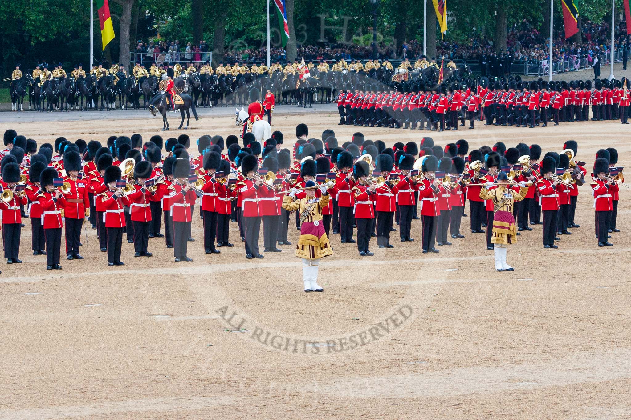 Trooping the Colour 2015. Image #479, 13 June 2015 11:40 Horse Guards Parade, London, UK