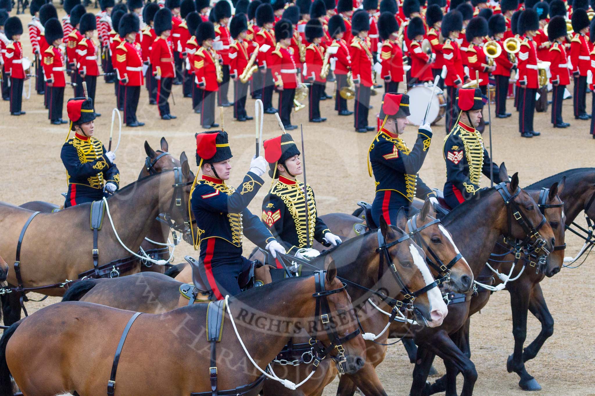 Trooping the Colour 2015. Image #540, 13 June 2015 11:53 Horse Guards Parade, London, UK
