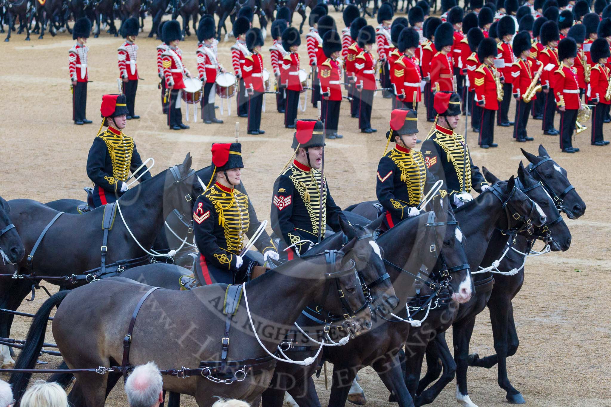 Trooping the Colour 2015. Image #544, 13 June 2015 11:53 Horse Guards Parade, London, UK