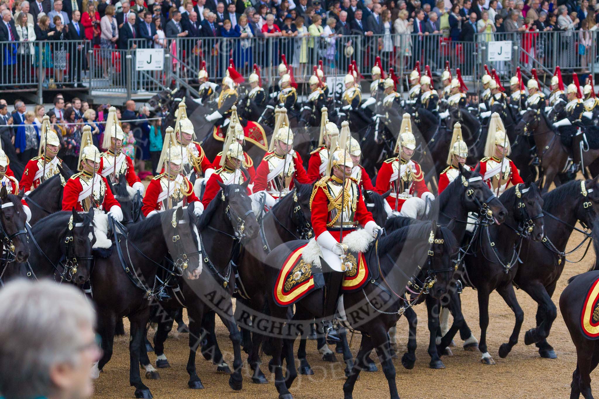 Trooping the Colour 2015. Image #552, 13 June 2015 11:54 Horse Guards Parade, London, UK