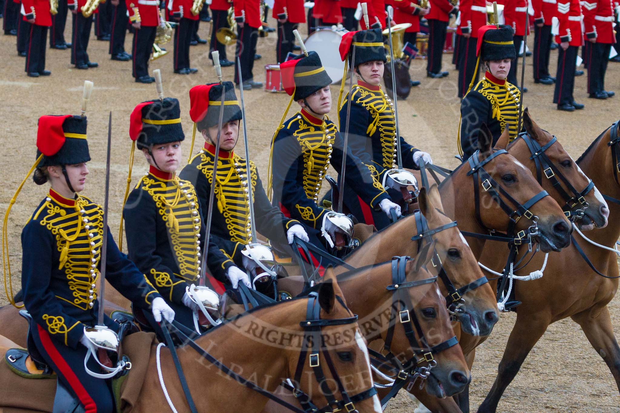 Trooping the Colour 2015. Image #581, 13 June 2015 11:57 Horse Guards Parade, London, UK
