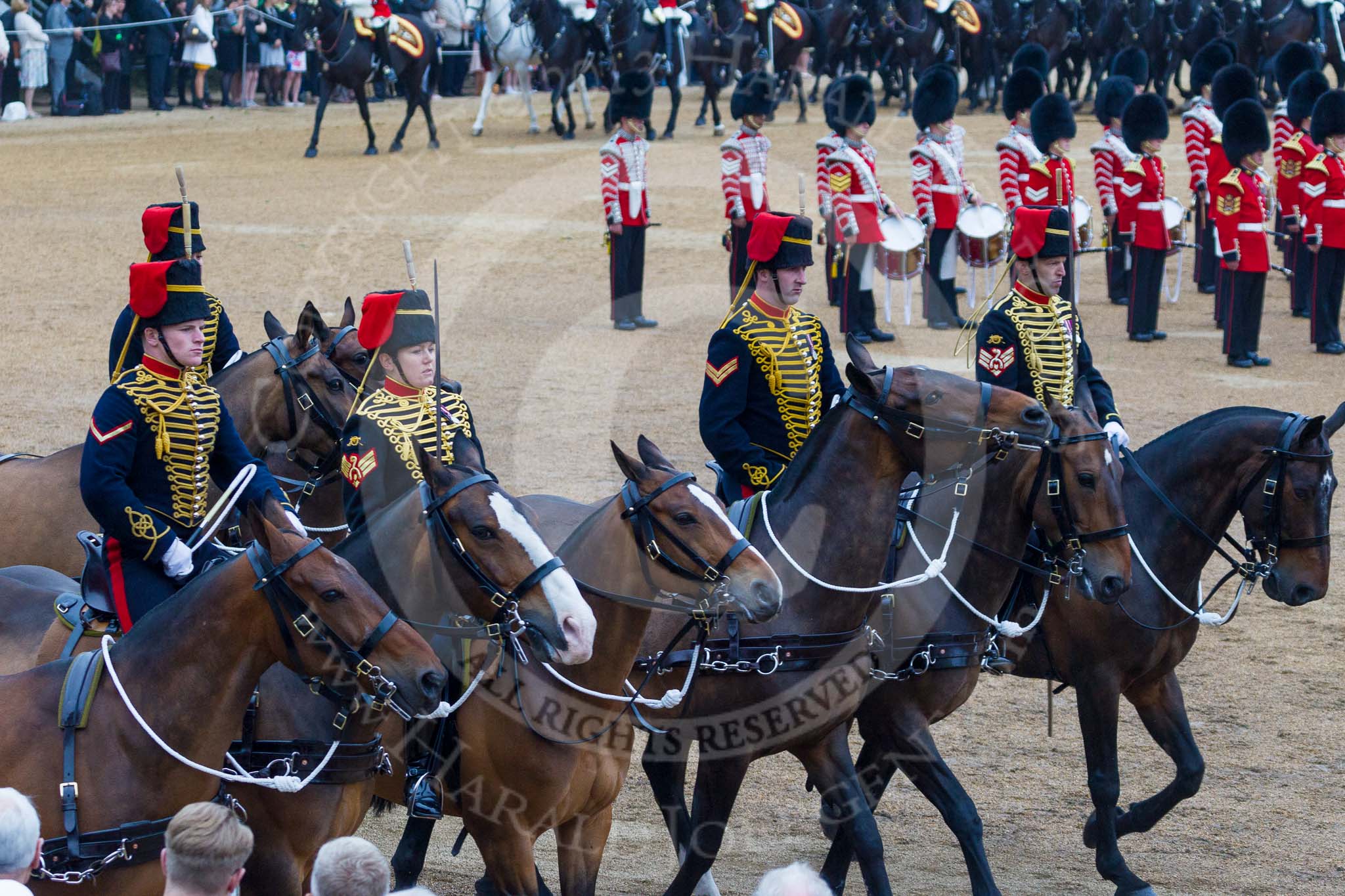 Trooping the Colour 2015. Image #582, 13 June 2015 11:57 Horse Guards Parade, London, UK
