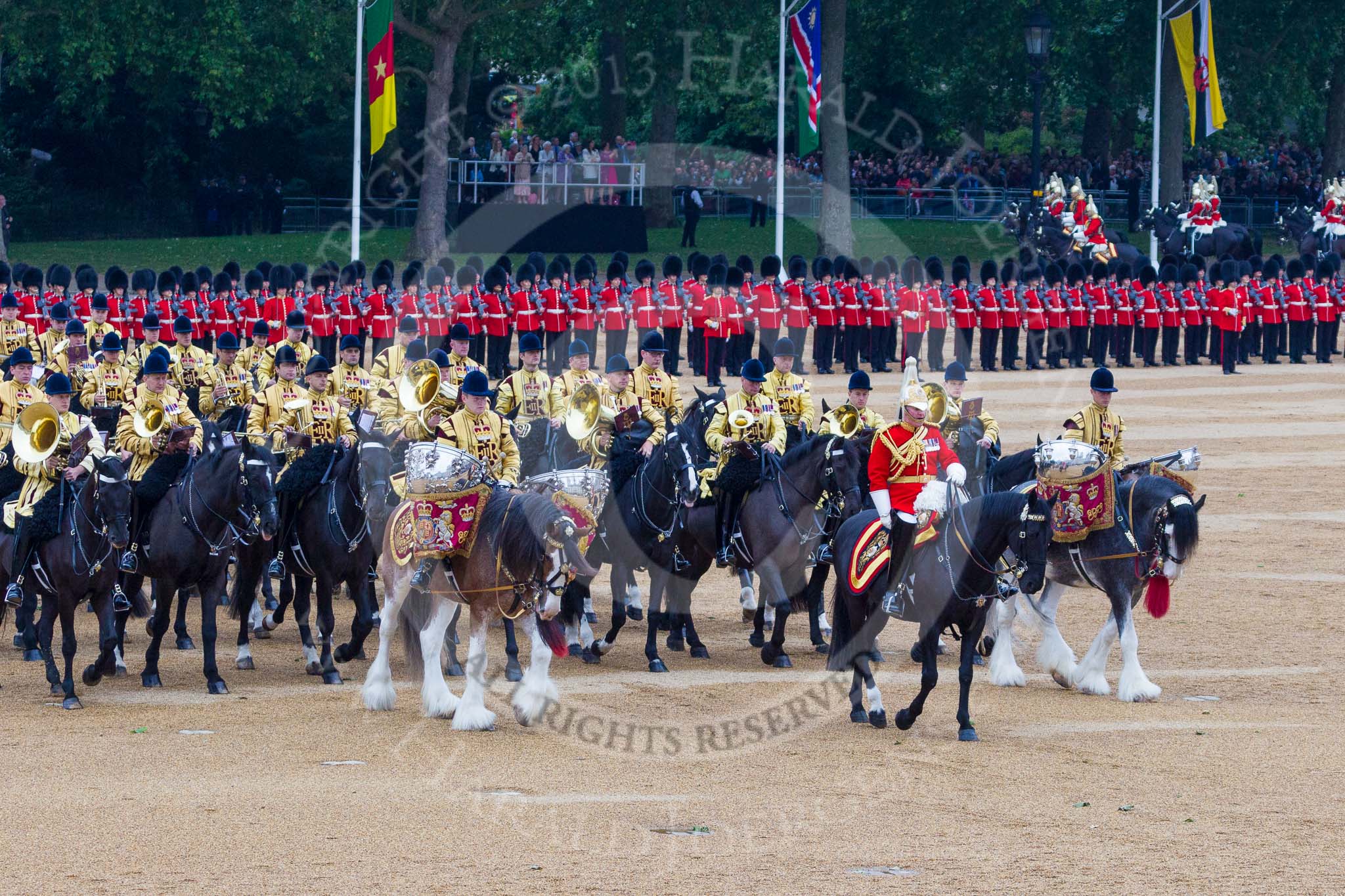 Trooping the Colour 2015. Image #615, 13 June 2015 11:59 Horse Guards Parade, London, UK