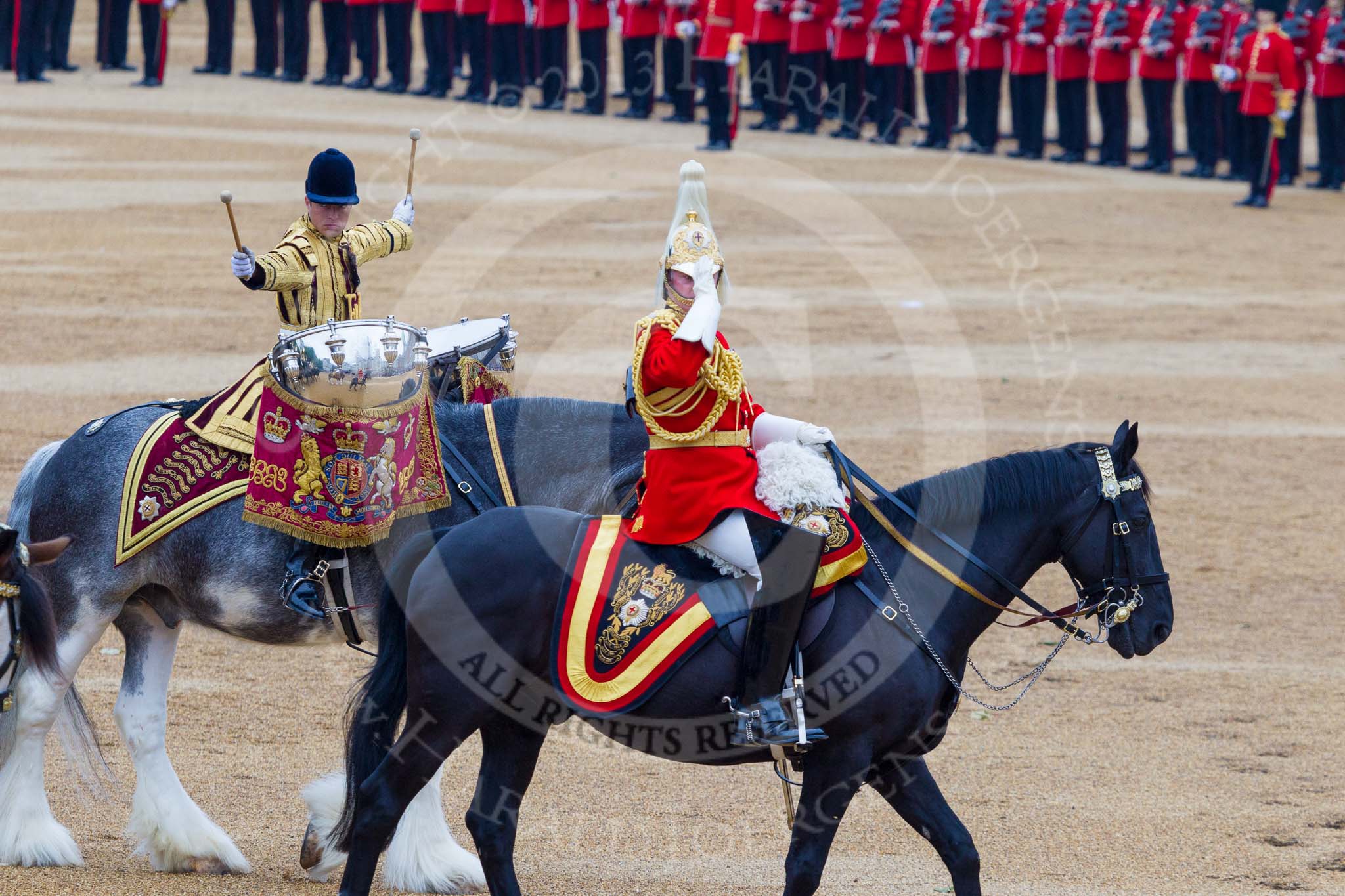 Trooping the Colour 2015. Image #616, 13 June 2015 11:59 Horse Guards Parade, London, UK