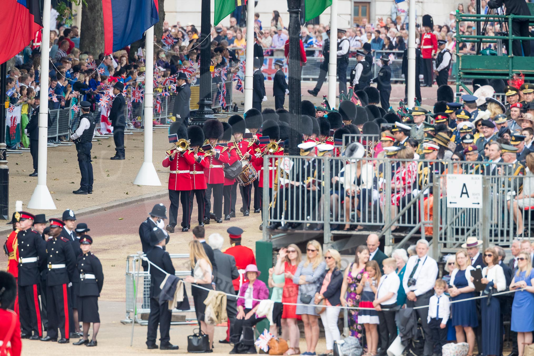 Trooping the Colour 2016.
Horse Guards Parade, Westminster,
London SW1A,
London,
United Kingdom,
on 11 June 2016 at 10:28, image #134