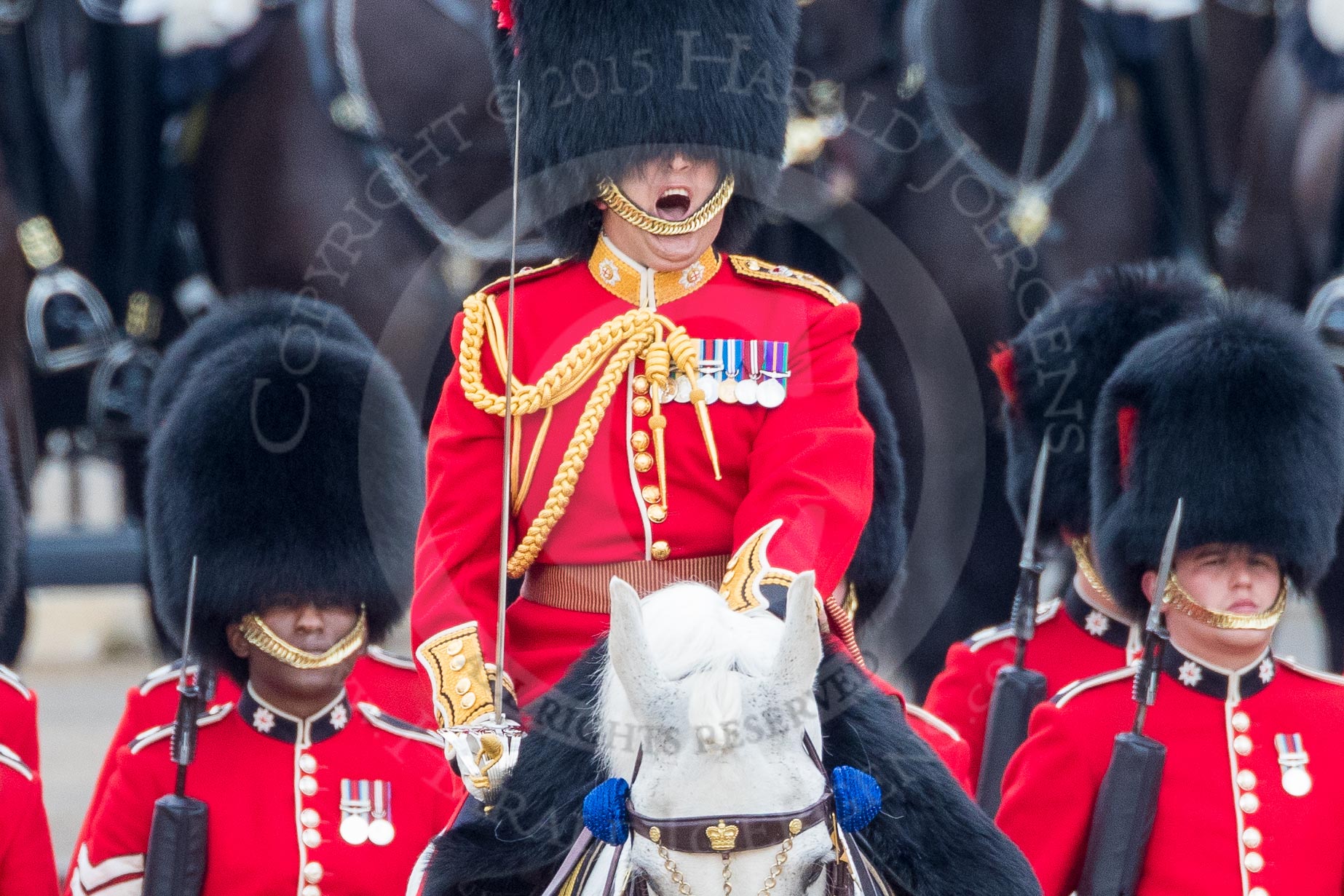 Trooping the Colour 2016.
Horse Guards Parade, Westminster,
London SW1A,
London,
United Kingdom,
on 11 June 2016 at 11:16, image #468