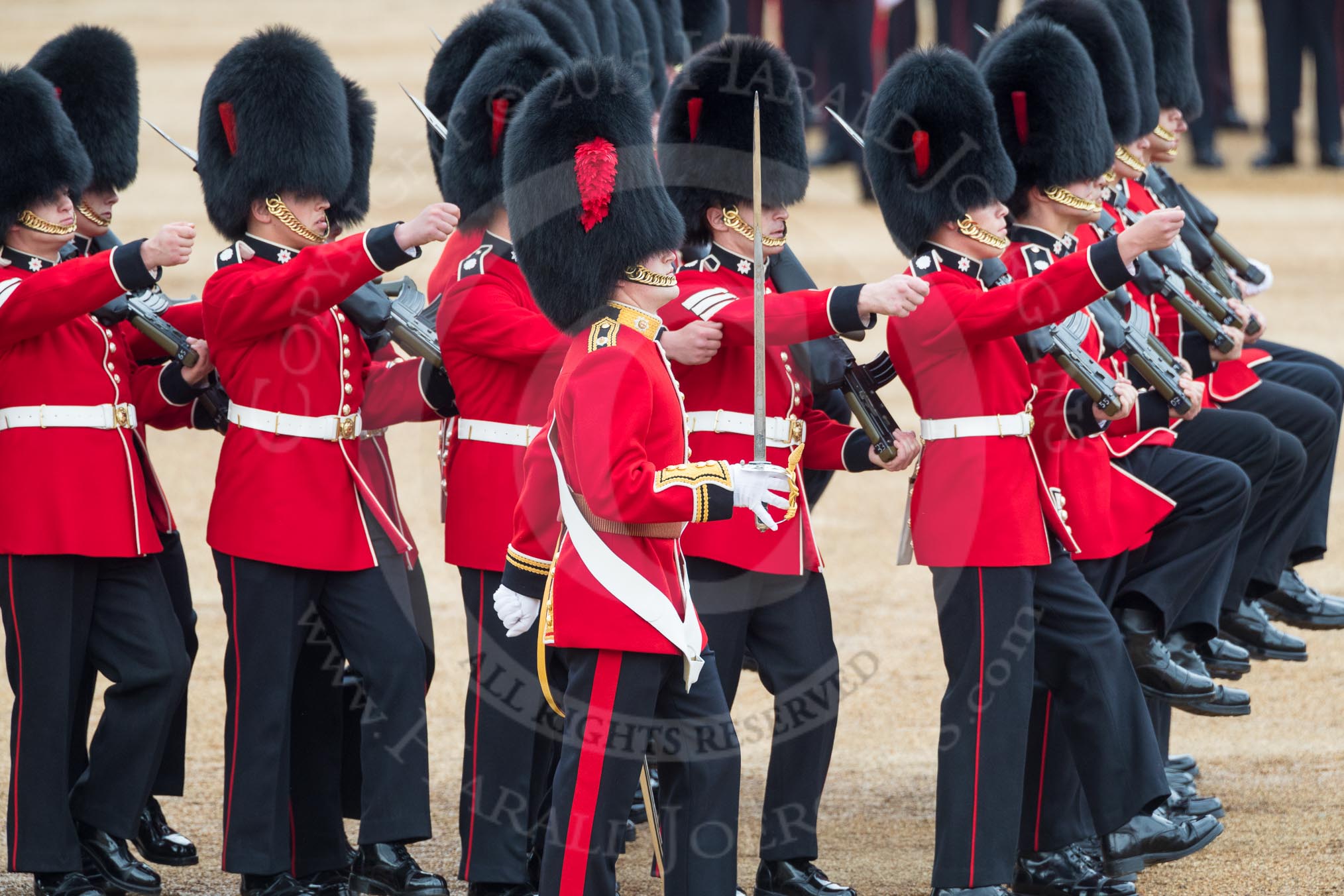 Trooping the Colour 2016.
Horse Guards Parade, Westminster,
London SW1A,
London,
United Kingdom,
on 11 June 2016 at 11:18, image #485
