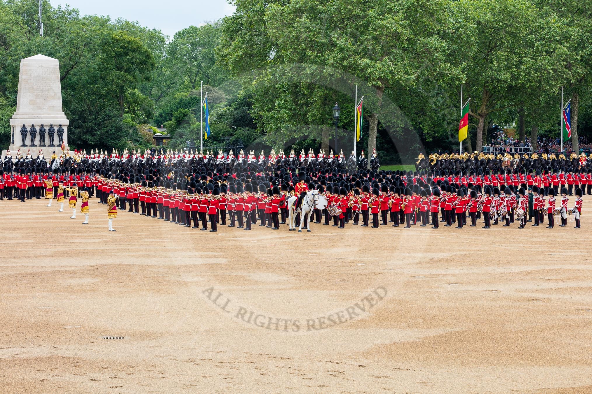 Trooping the Colour 2016.
Horse Guards Parade, Westminster,
London SW1A,
London,
United Kingdom,
on 11 June 2016 at 11:25, image #550