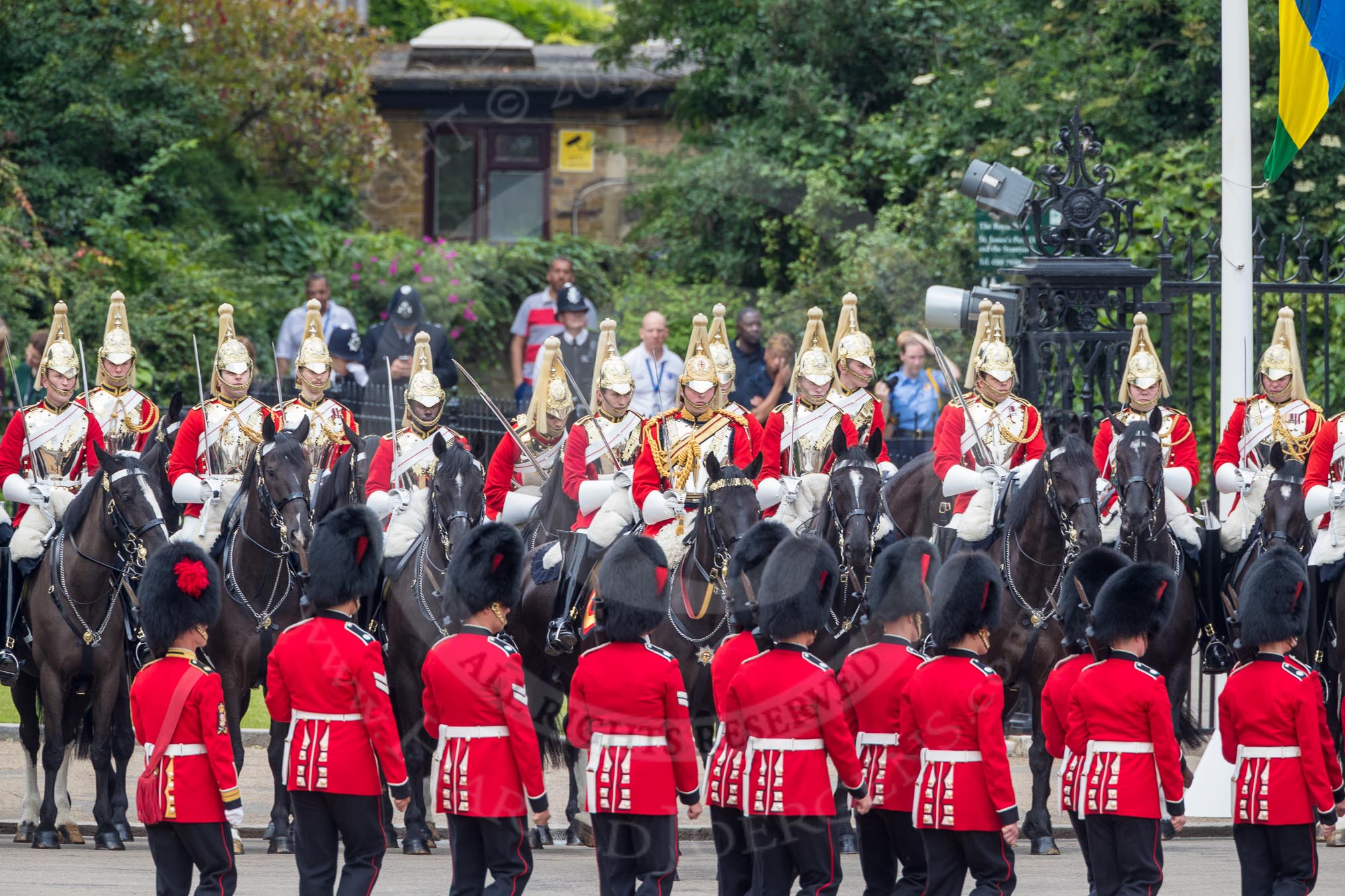 Trooping the Colour 2016.
Horse Guards Parade, Westminster,
London SW1A,
London,
United Kingdom,
on 11 June 2016 at 11:31, image #599