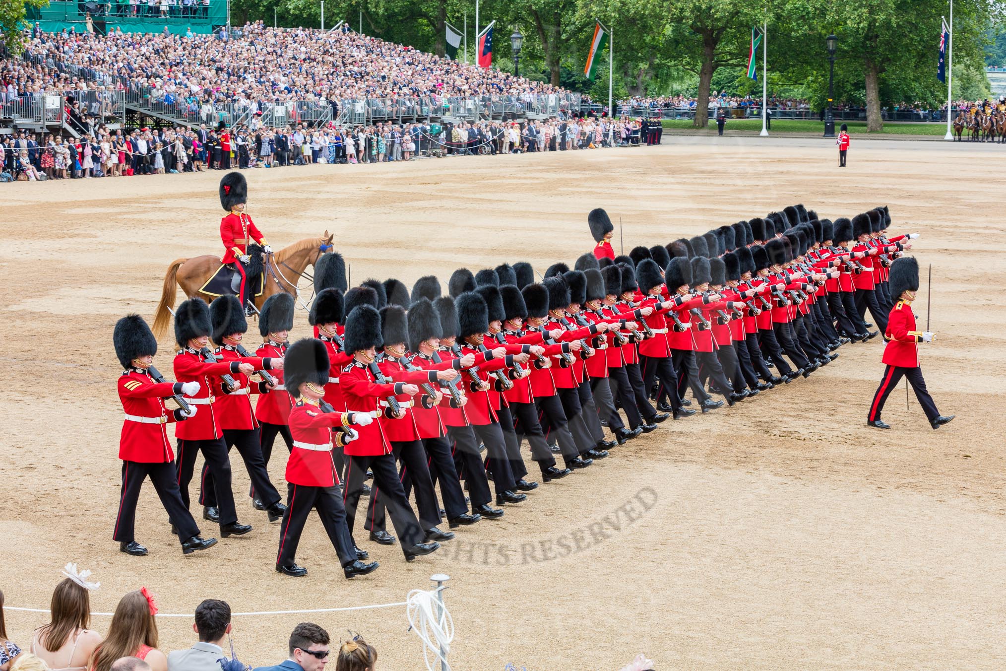 Trooping the Colour 2016.
Horse Guards Parade, Westminster,
London SW1A,
London,
United Kingdom,
on 11 June 2016 at 11:48, image #709