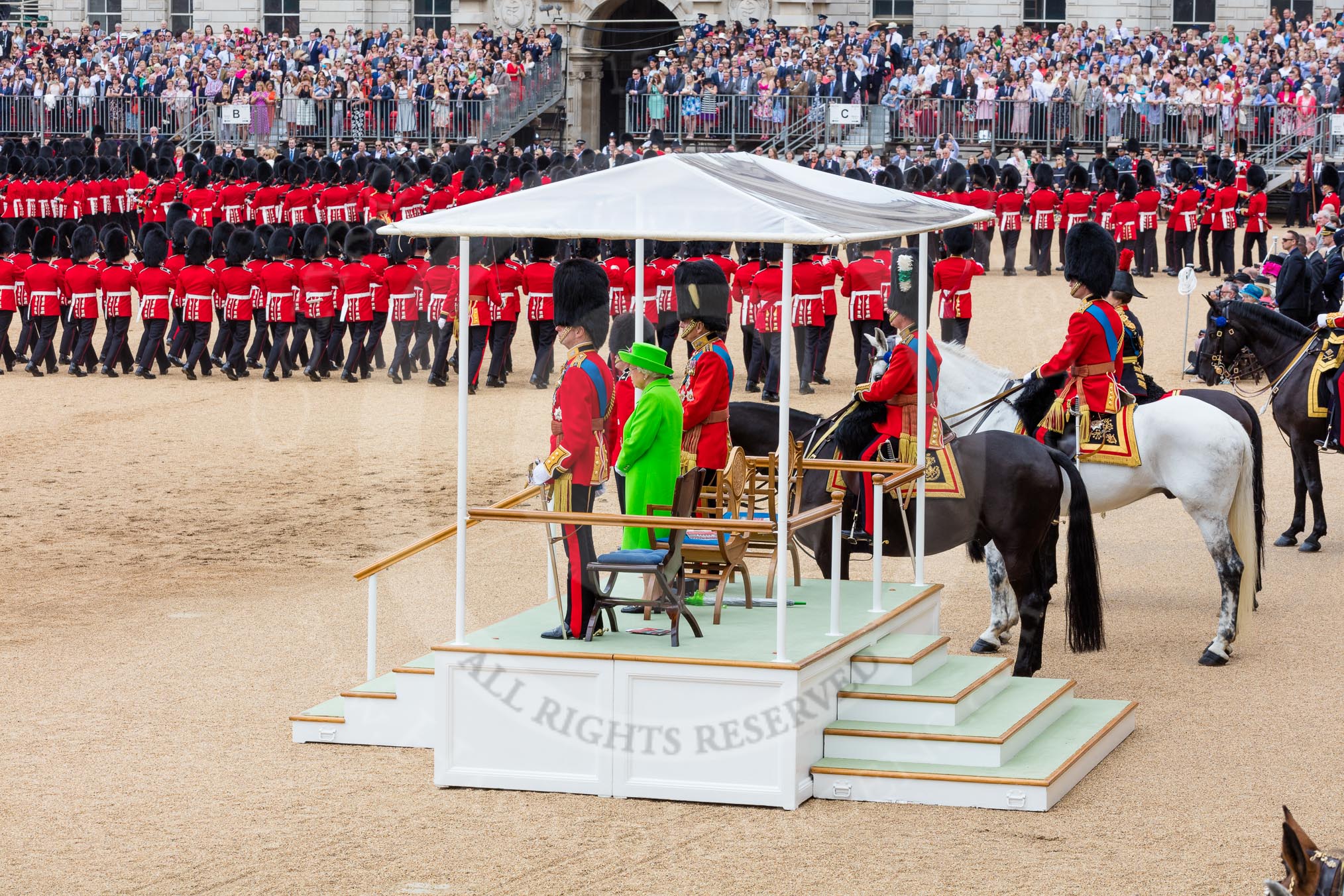Trooping the Colour 2016.
Horse Guards Parade, Westminster,
London SW1A,
London,
United Kingdom,
on 11 June 2016 at 11:48, image #710