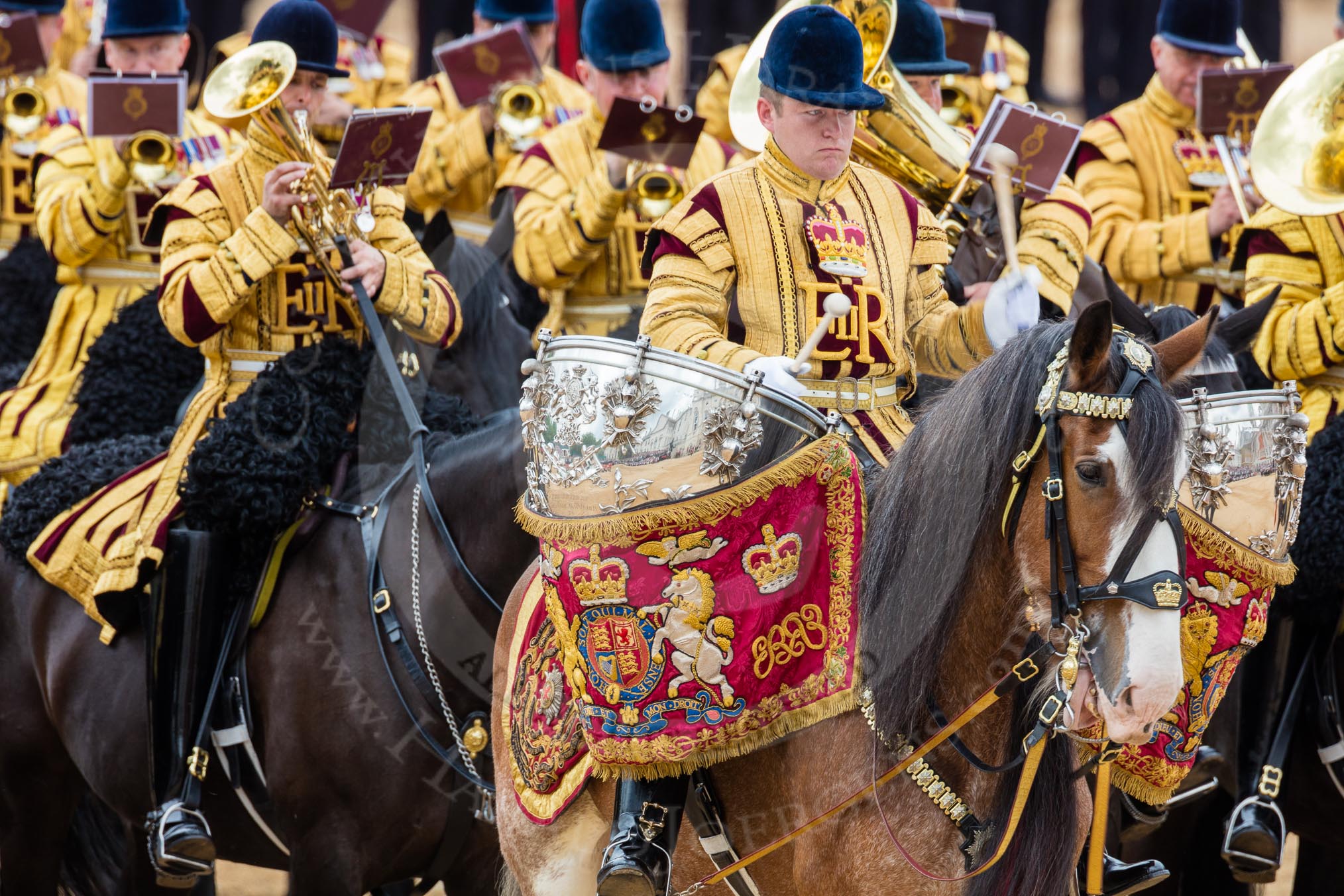 Trooping the Colour 2016.
Horse Guards Parade, Westminster,
London SW1A,
London,
United Kingdom,
on 11 June 2016 at 11:59, image #781