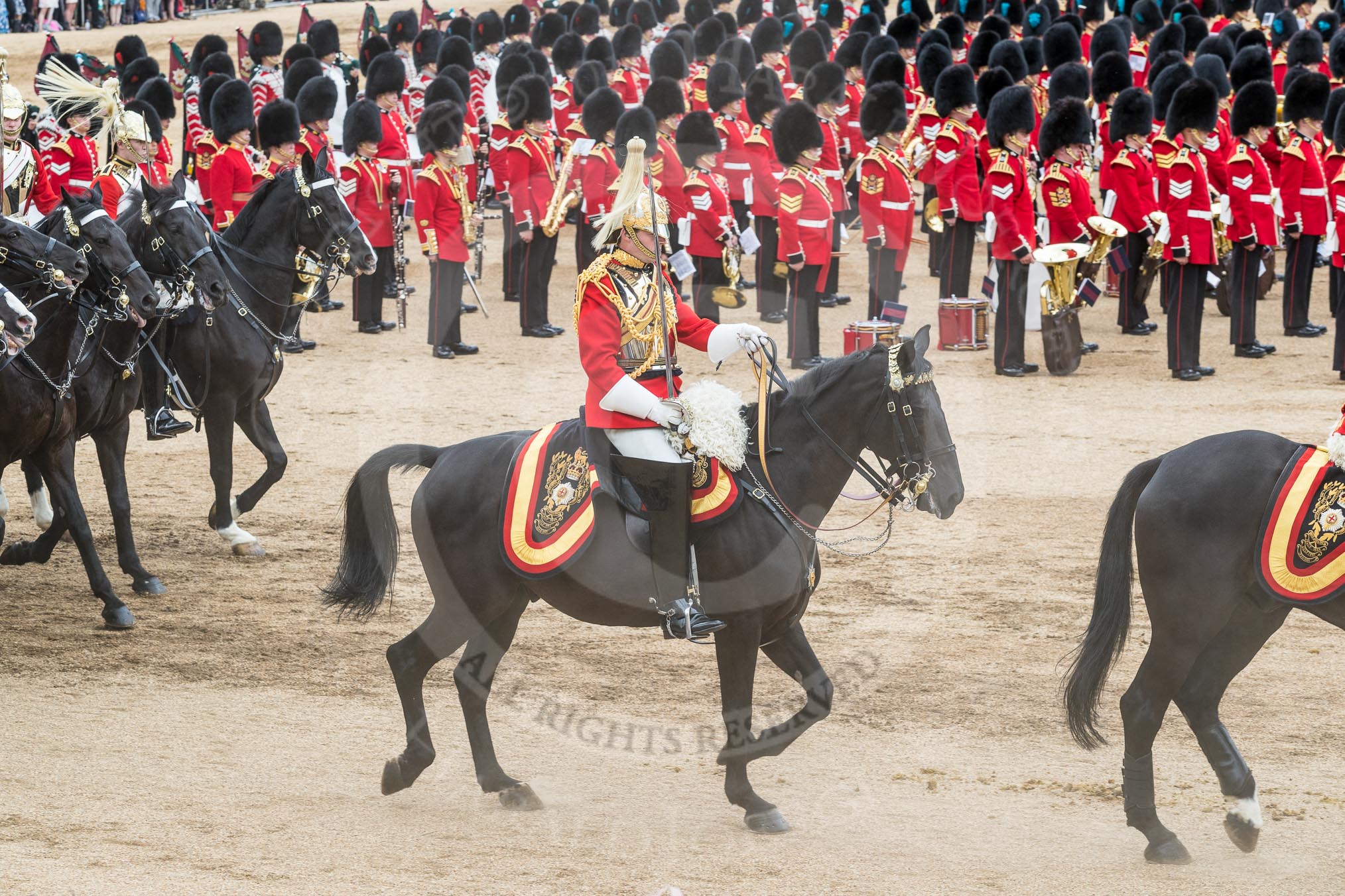 Trooping the Colour 2016.
Horse Guards Parade, Westminster,
London SW1A,
London,
United Kingdom,
on 11 June 2016 at 12:01, image #824