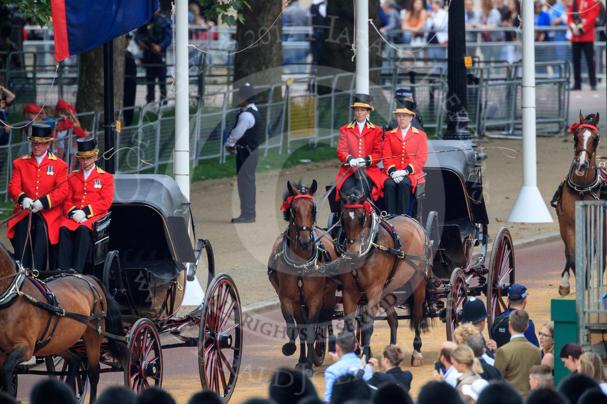during The Colonel's Review {iptcyear4} (final rehearsal for Trooping the Colour, The Queen's Birthday Parade)  at Horse Guards Parade, Westminster, London, 2 June 2018, 10:49.