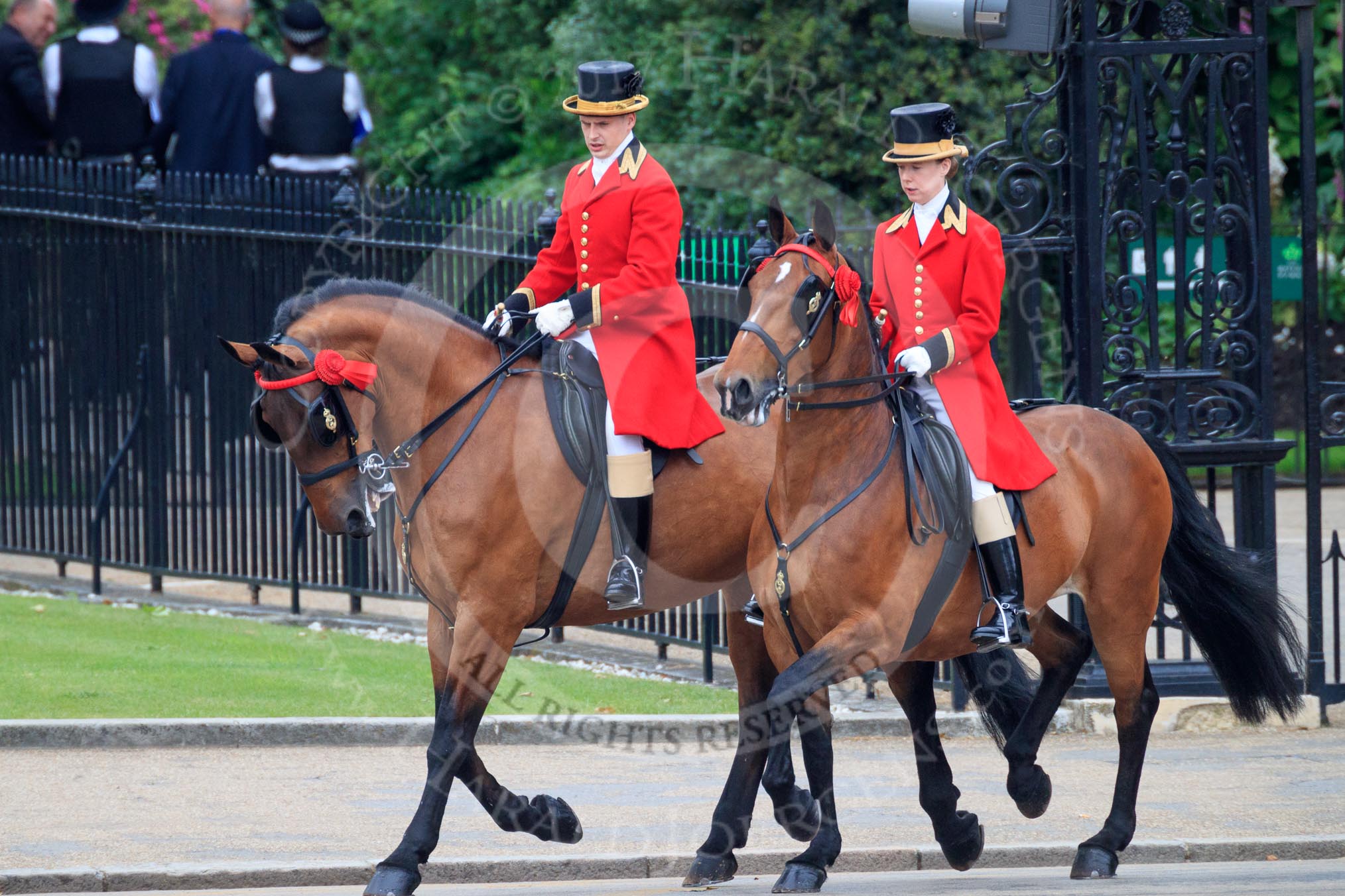 during The Colonel's Review {iptcyear4} (final rehearsal for Trooping the Colour, The Queen's Birthday Parade)  at Horse Guards Parade, Westminster, London, 2 June 2018, 10:50.