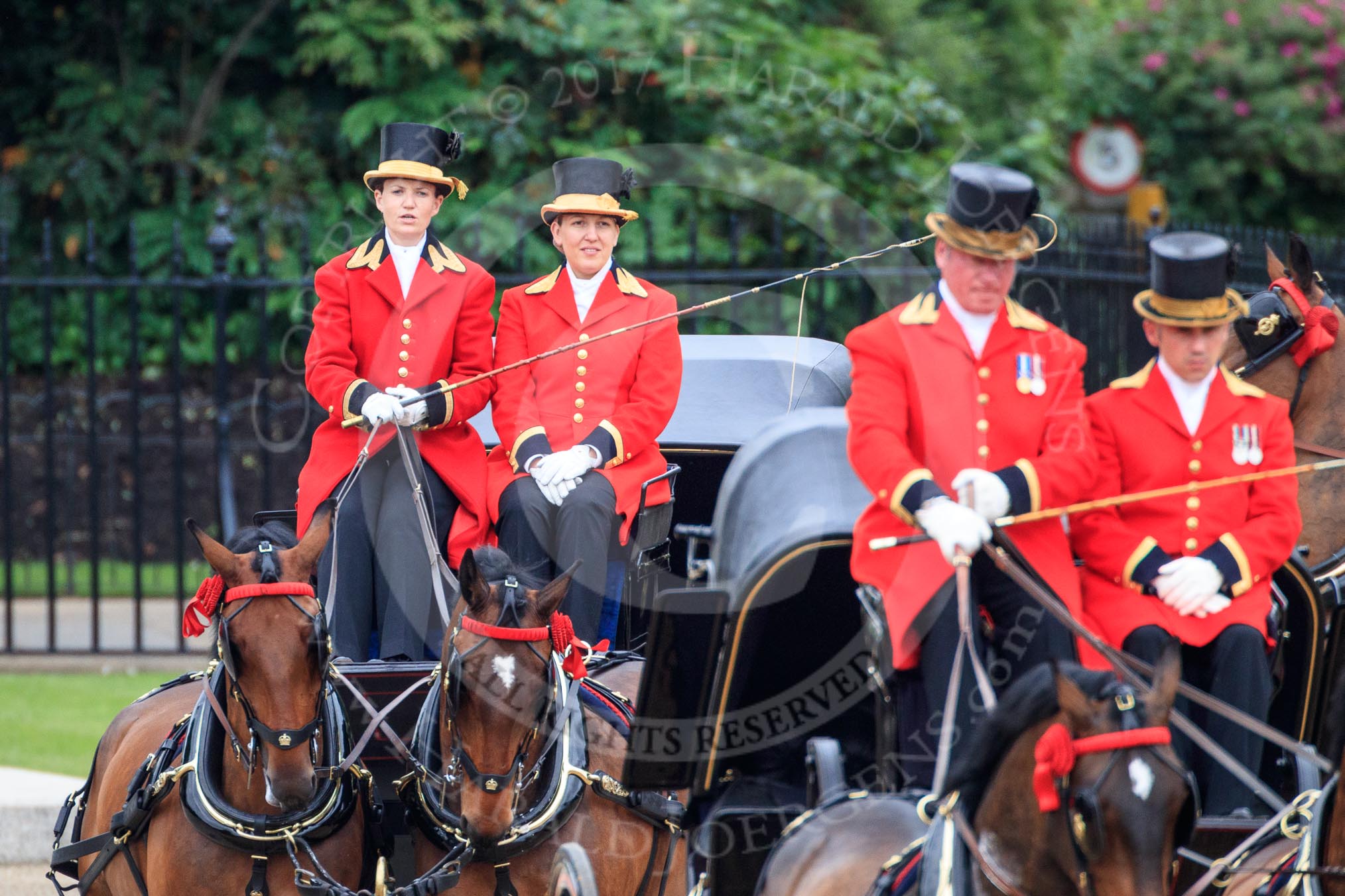 during The Colonel's Review {iptcyear4} (final rehearsal for Trooping the Colour, The Queen's Birthday Parade)  at Horse Guards Parade, Westminster, London, 2 June 2018, 10:50.