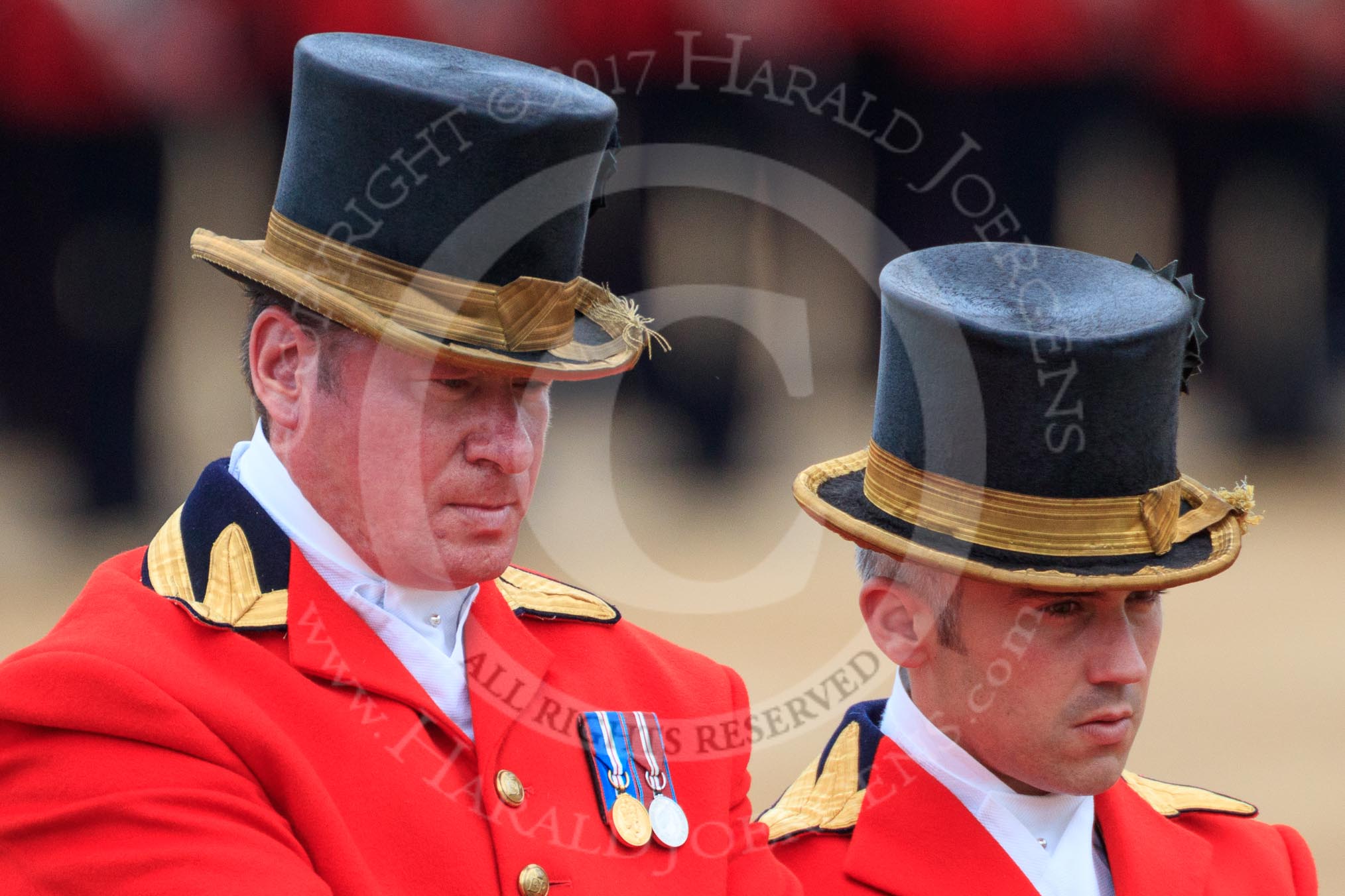 during The Colonel's Review {iptcyear4} (final rehearsal for Trooping the Colour, The Queen's Birthday Parade)  at Horse Guards Parade, Westminster, London, 2 June 2018, 10:50.