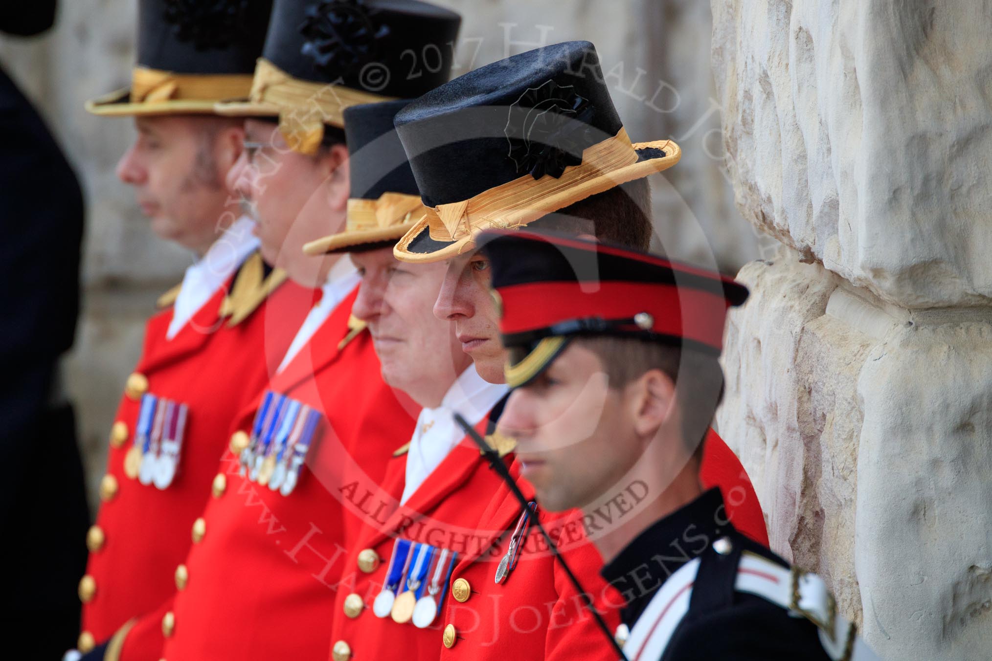 during The Colonel's Review {iptcyear4} (final rehearsal for Trooping the Colour, The Queen's Birthday Parade)  at Horse Guards Parade, Westminster, London, 2 June 2018, 10:54.