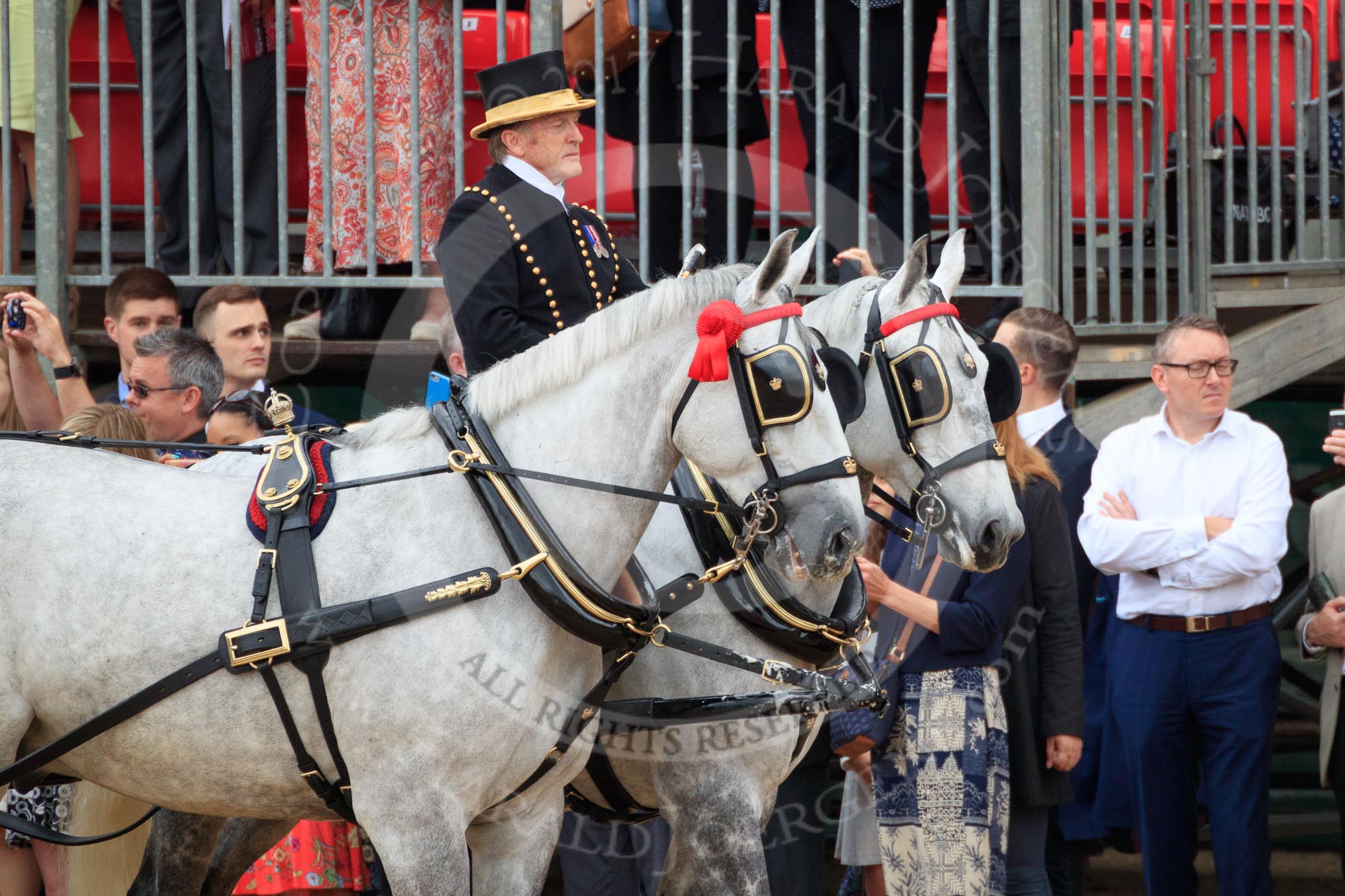 during The Colonel's Review {iptcyear4} (final rehearsal for Trooping the Colour, The Queen's Birthday Parade)  at Horse Guards Parade, Westminster, London, 2 June 2018, 10:59.