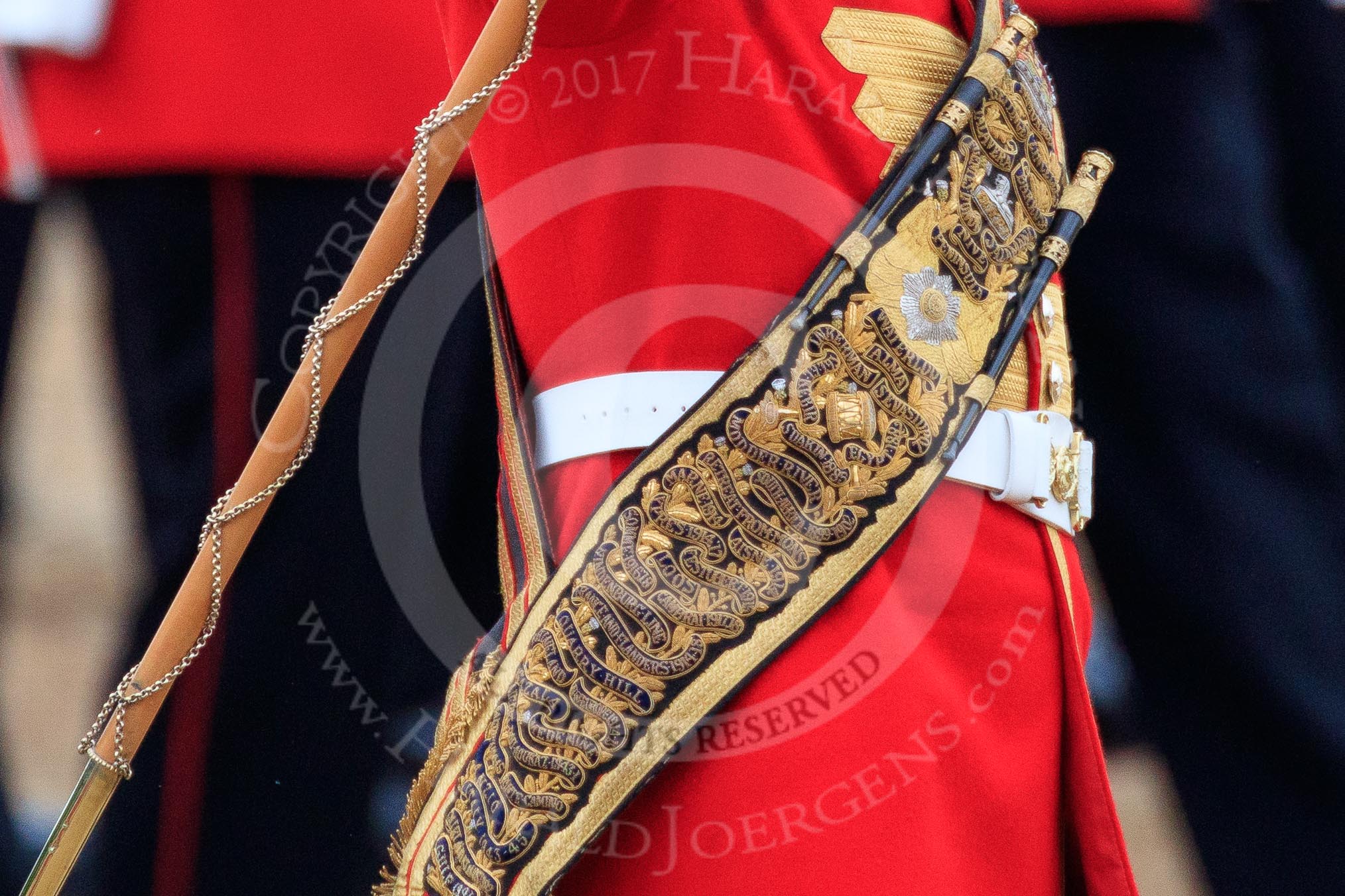 during The Colonel's Review {iptcyear4} (final rehearsal for Trooping the Colour, The Queen's Birthday Parade)  at Horse Guards Parade, Westminster, London, 2 June 2018, 11:08.