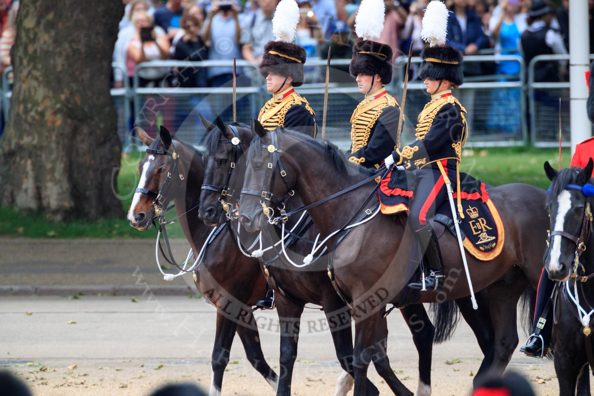 during The Colonel's Review {iptcyear4} (final rehearsal for Trooping the Colour, The Queen's Birthday Parade)  at Horse Guards Parade, Westminster, London, 2 June 2018, 11:55.