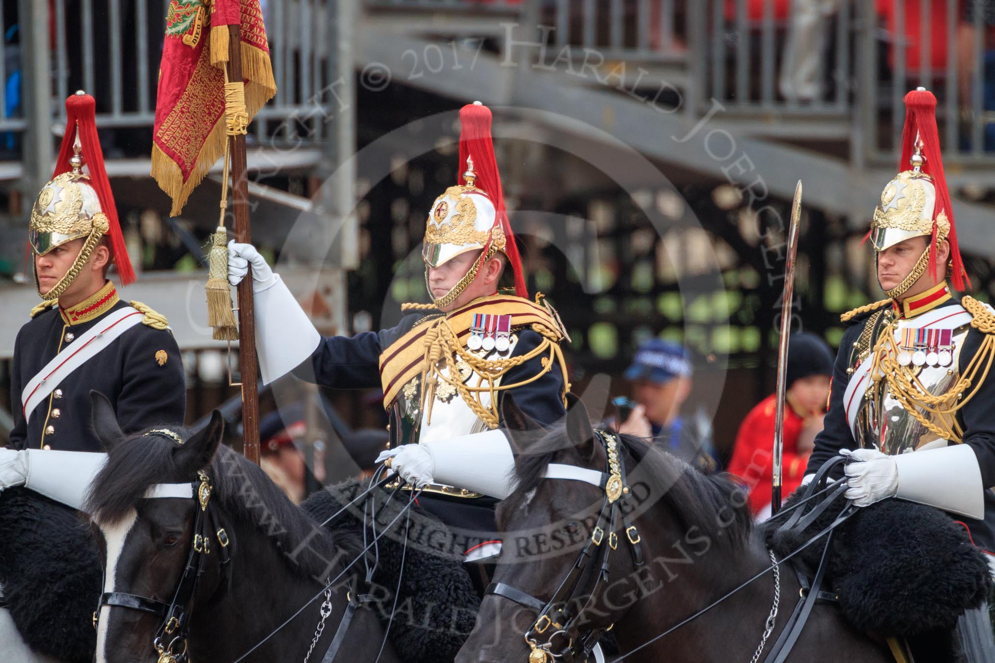 during The Colonel's Review {iptcyear4} (final rehearsal for Trooping the Colour, The Queen's Birthday Parade)  at Horse Guards Parade, Westminster, London, 2 June 2018, 11:57.