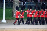 during The Colonel's Review {iptcyear4} (final rehearsal for Trooping the Colour, The Queen's Birthday Parade)  at Horse Guards Parade, Westminster, London, 2 June 2018, 10:28.