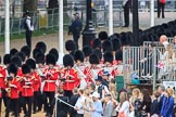 during The Colonel's Review {iptcyear4} (final rehearsal for Trooping the Colour, The Queen's Birthday Parade)  at Horse Guards Parade, Westminster, London, 2 June 2018, 10:30.