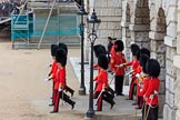 during The Colonel's Review {iptcyear4} (final rehearsal for Trooping the Colour, The Queen's Birthday Parade)  at Horse Guards Parade, Westminster, London, 2 June 2018, 10:38.